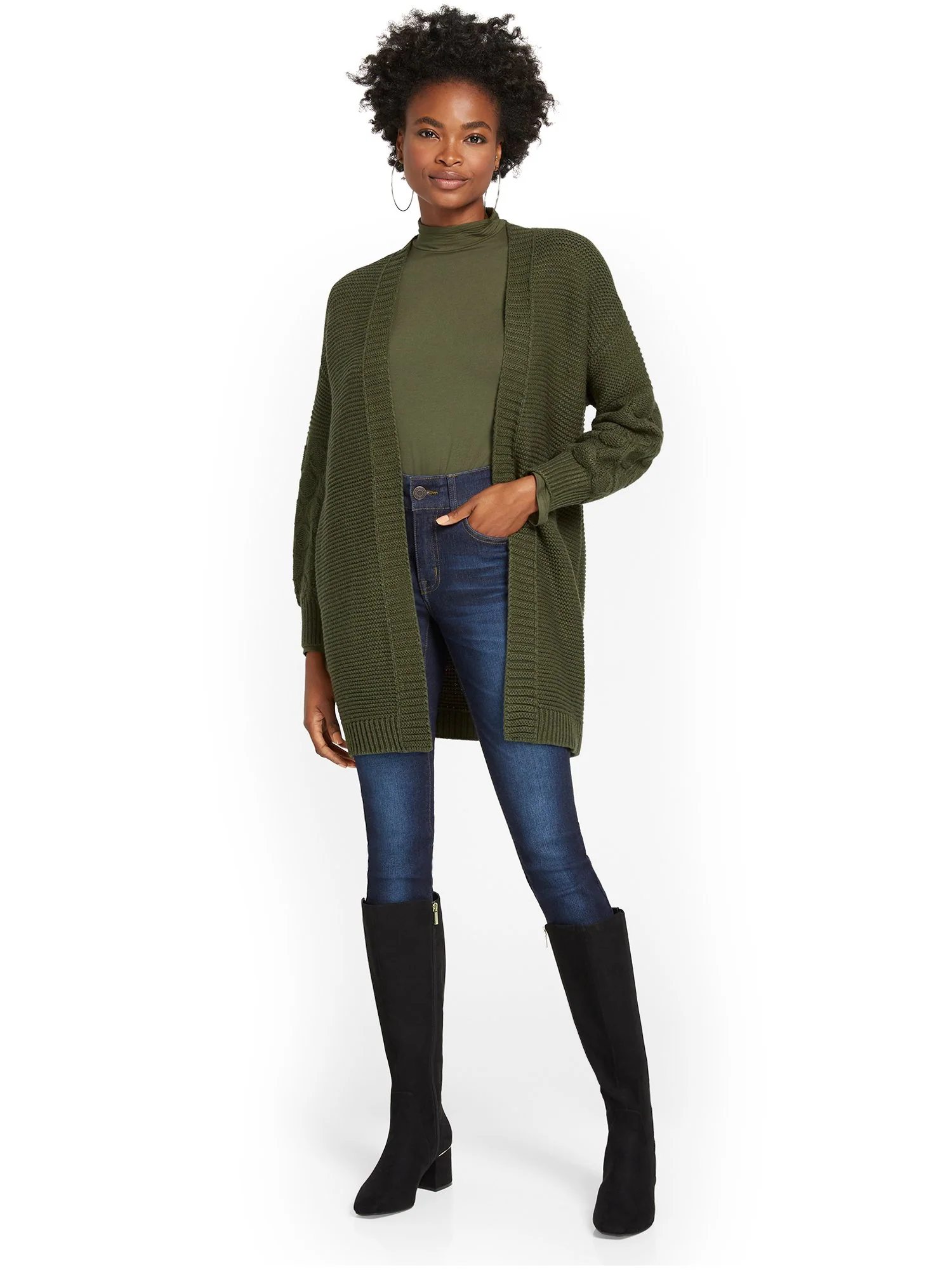 Bobble-Sleeve Cardigan - Image 9