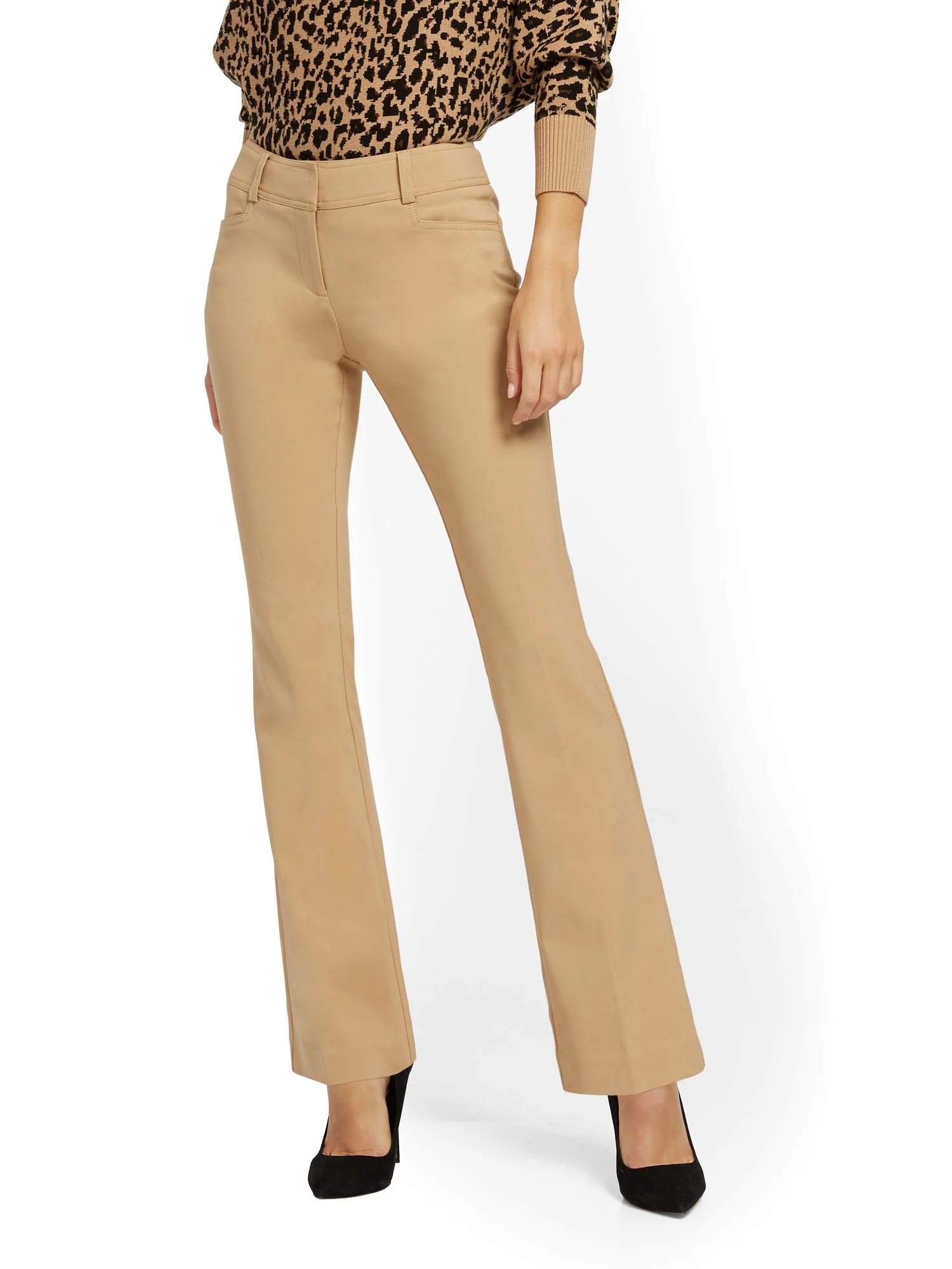 Bootcut Pant - Signature - All-Season Stretch - 7th Avenue - Image 17