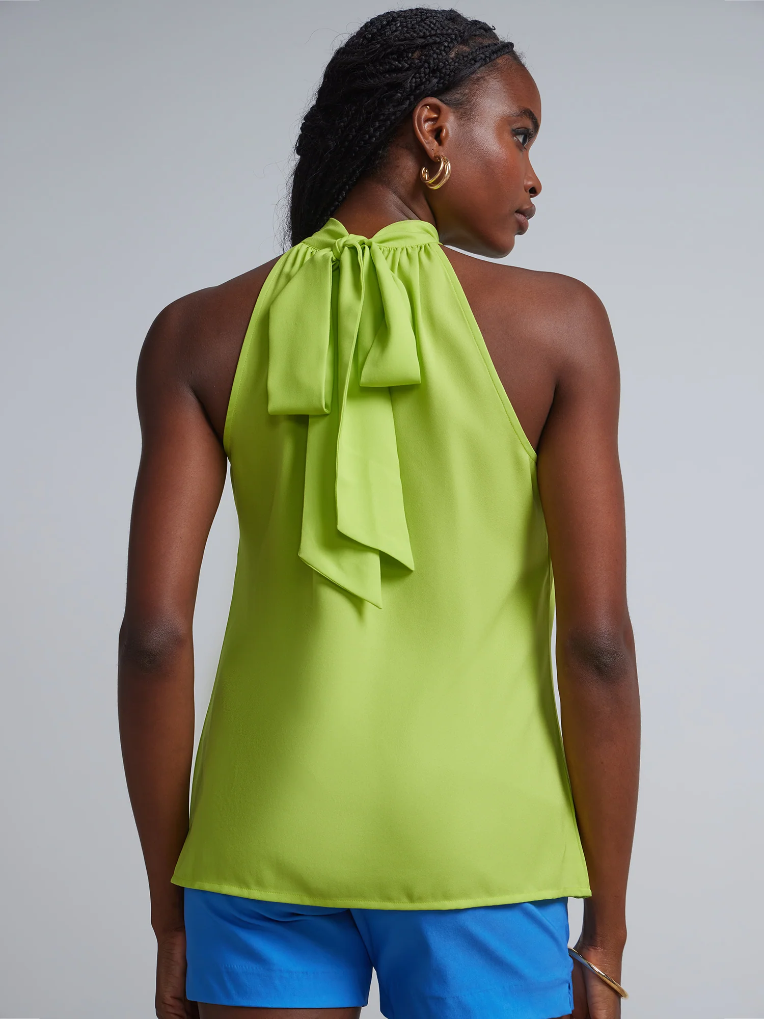 Bow-Back Halterneck Top - Image 11