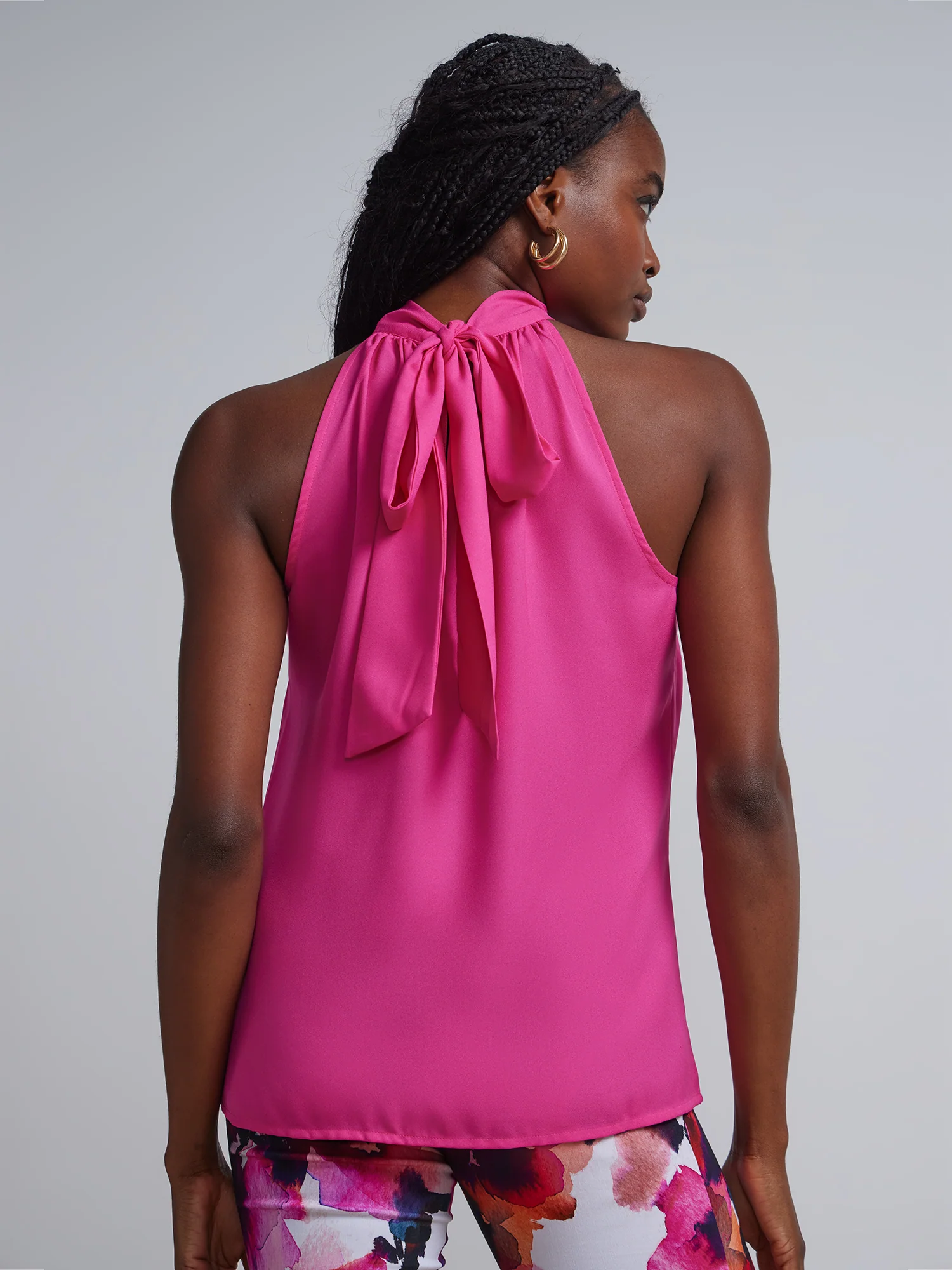 Bow-Back Halterneck Top - Image 16