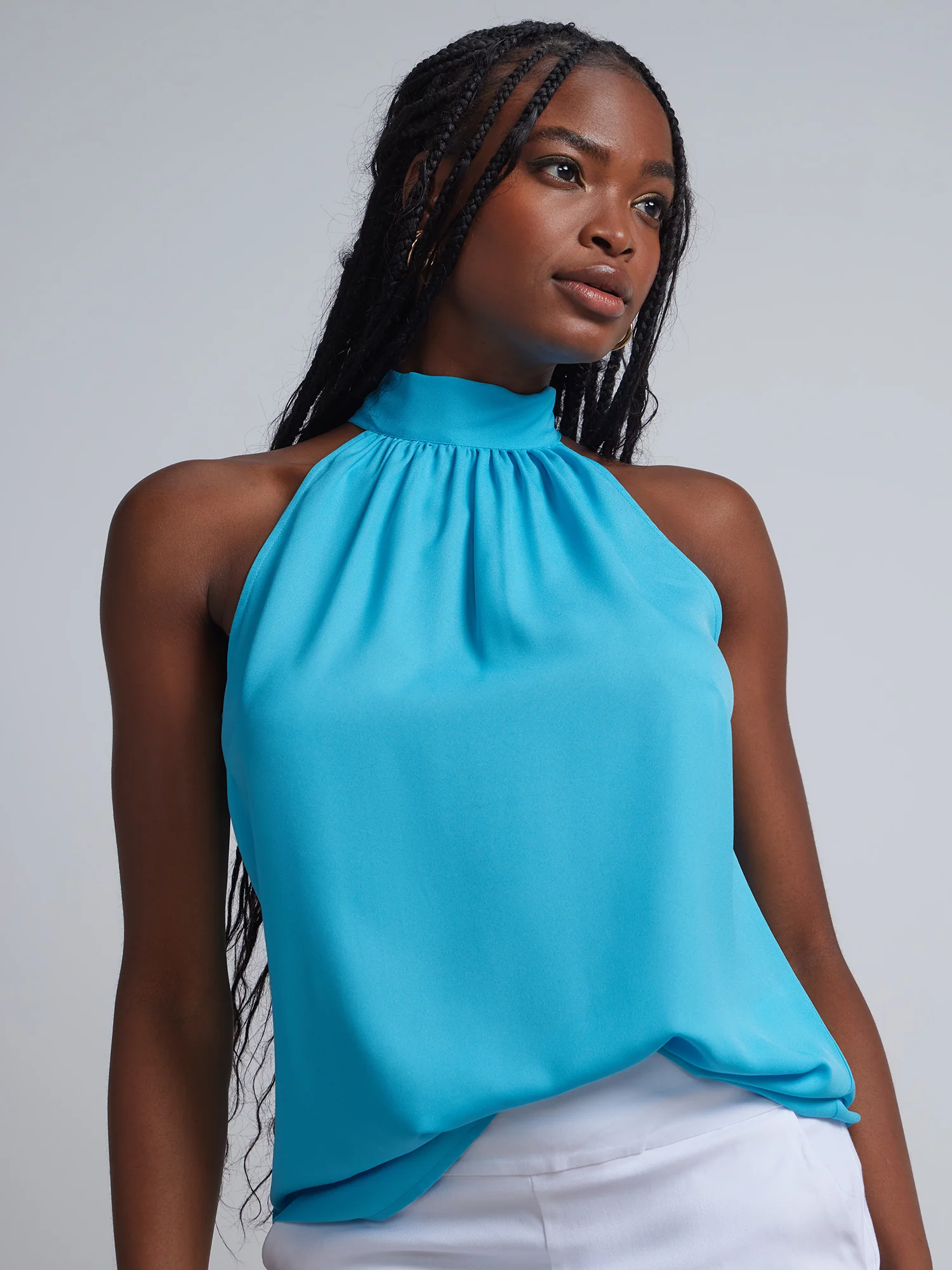 Bow-Back Halterneck Top - Image 18