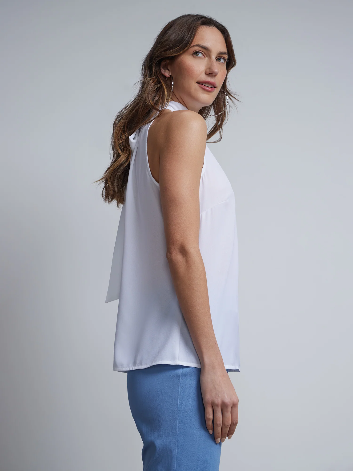 Bow-Back Halterneck Top - Image 2
