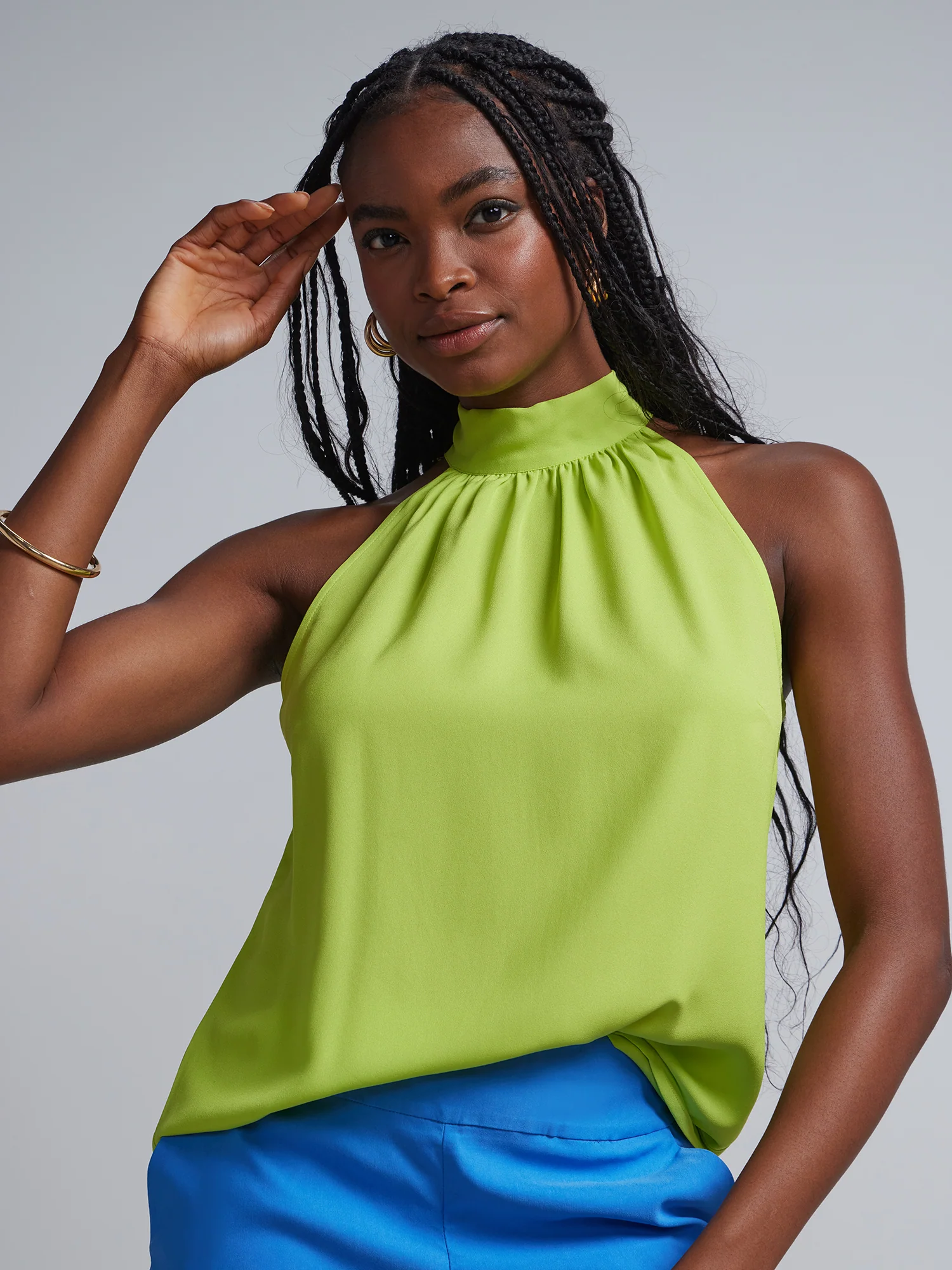 Bow-Back Halterneck Top - Image 9