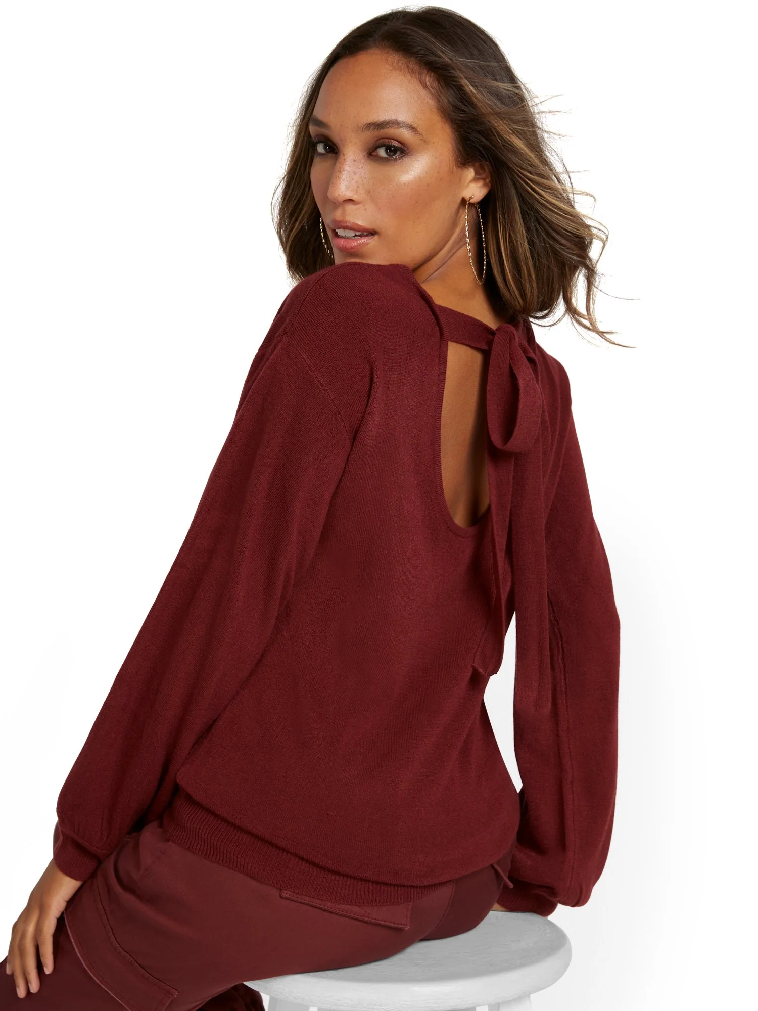Bow Back Sweater - Image 5