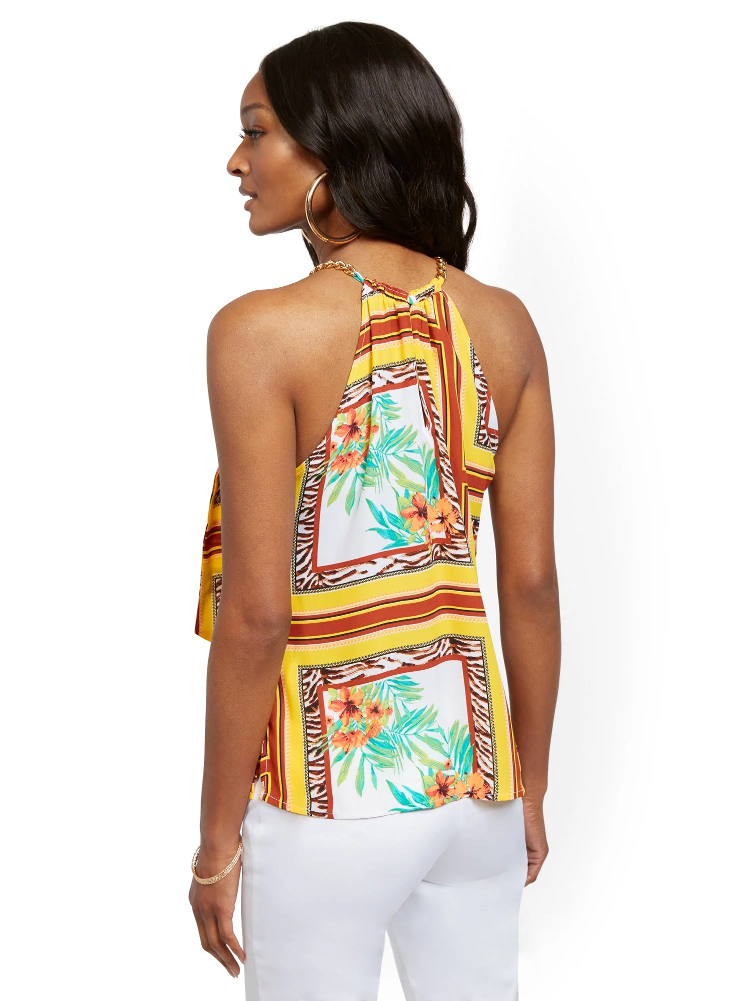 Bow Halter Blouse - 7th Avenue - Image 3