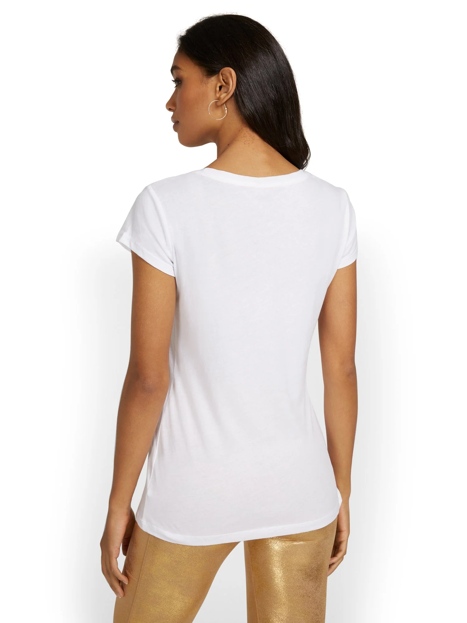 Bow-Heart Graphic Tee - Image 3