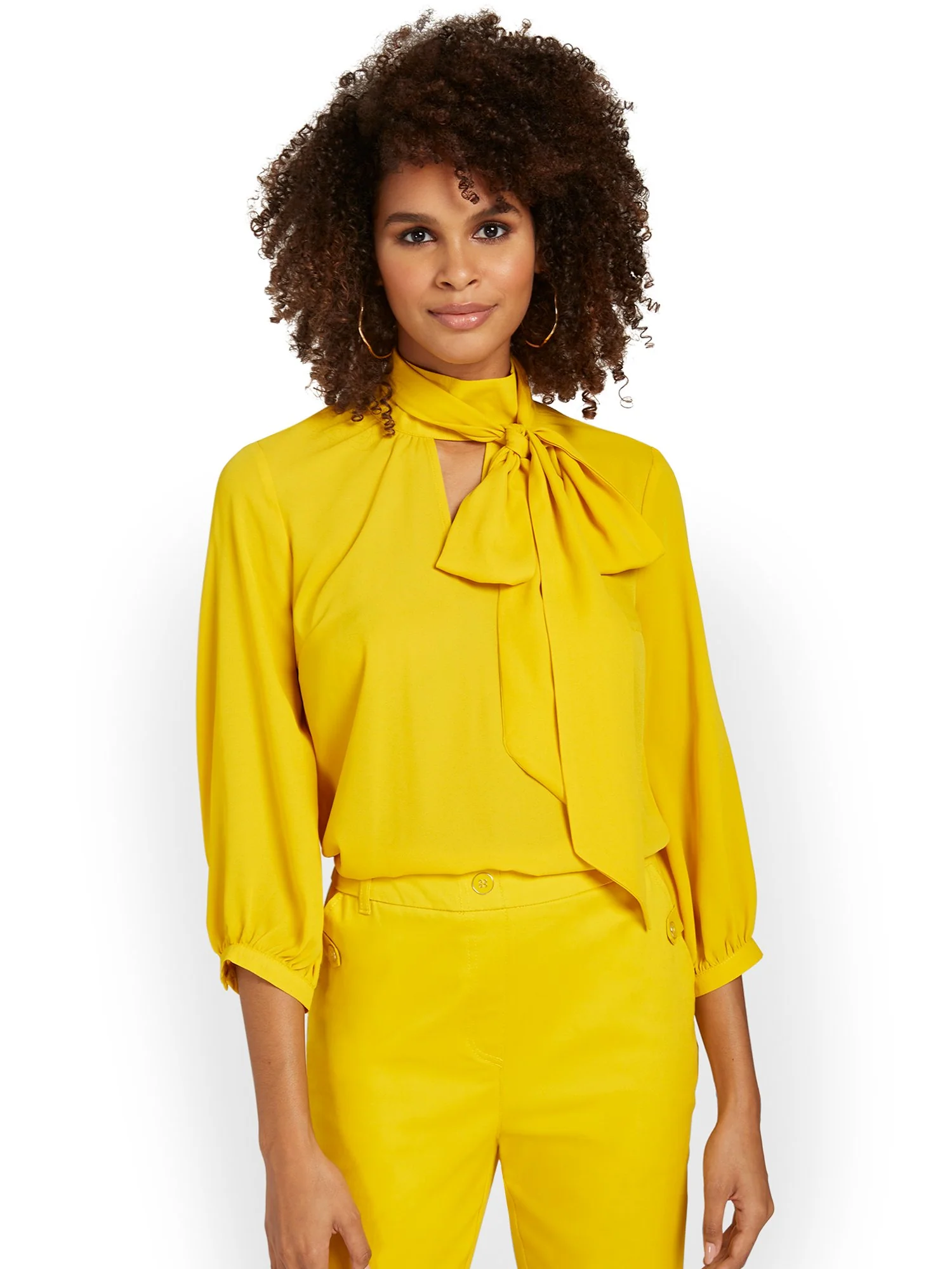 Bow-Neck Blouse - Image 6