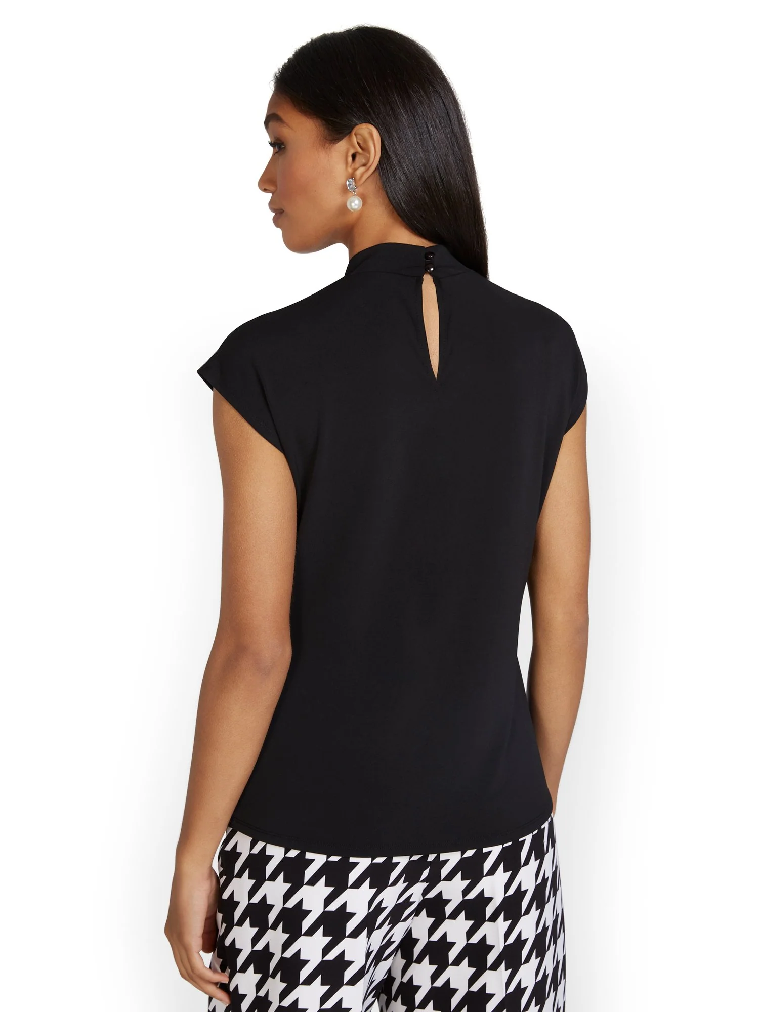 Bow-Neck Blouse - Image 3