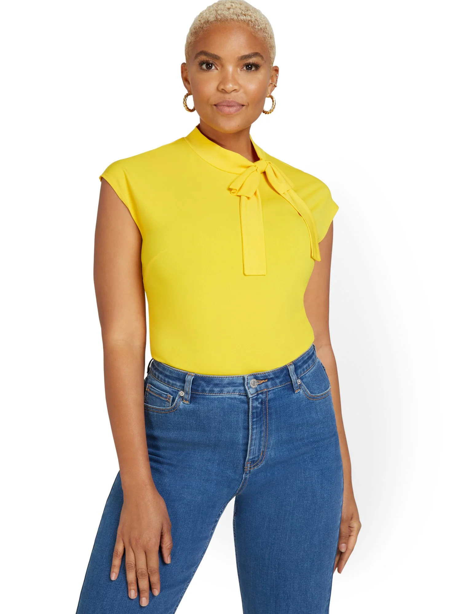 Bow-Neck Blouse - Image 6