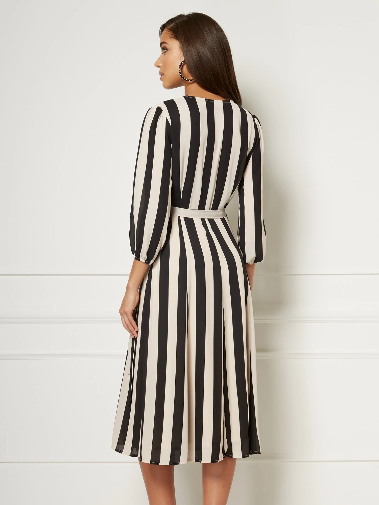 Brenda Stripe Dress - Eva Mendes Collection - Image 3