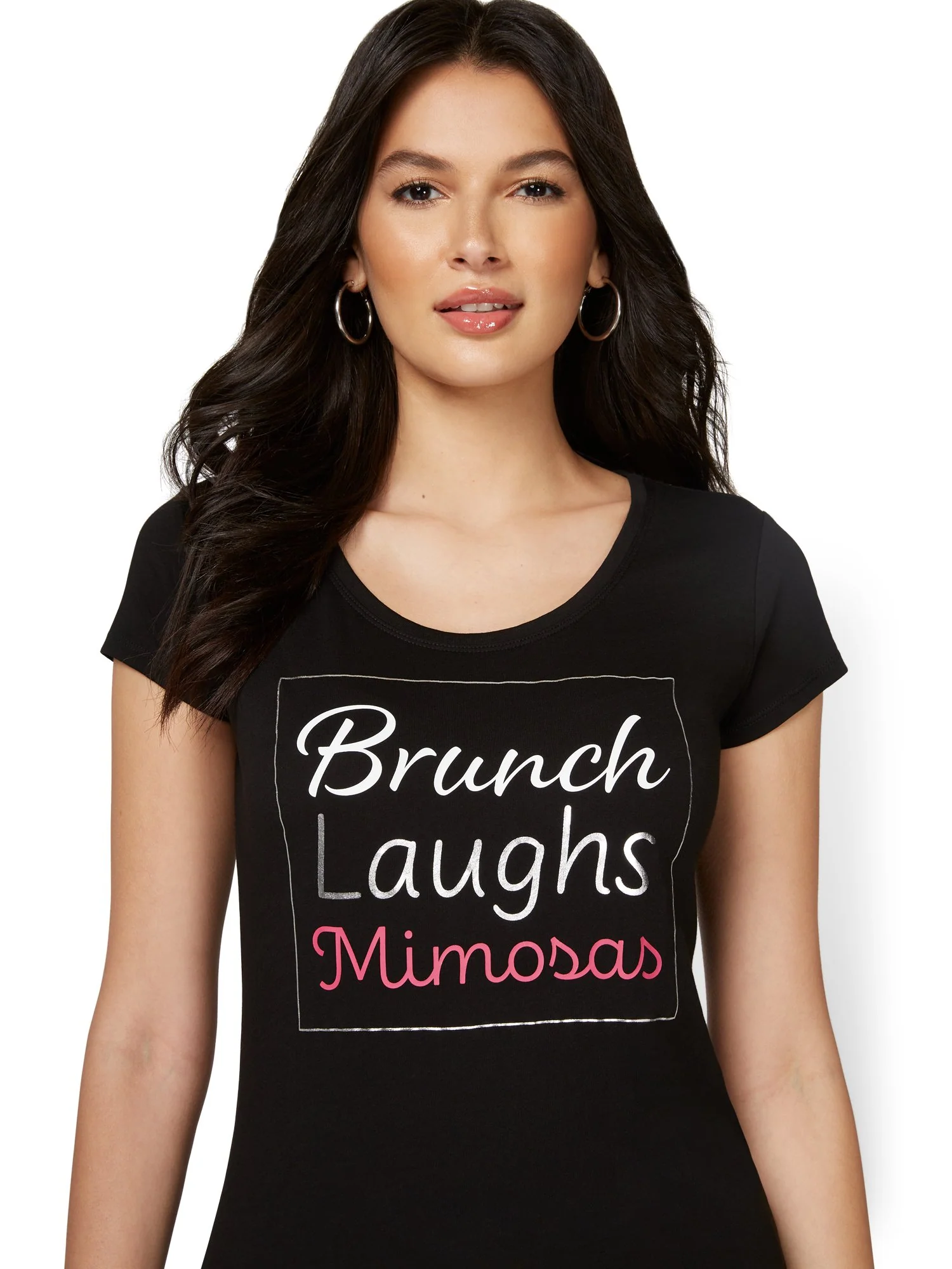 Brunch Laughs Mimosas Graphic Tee