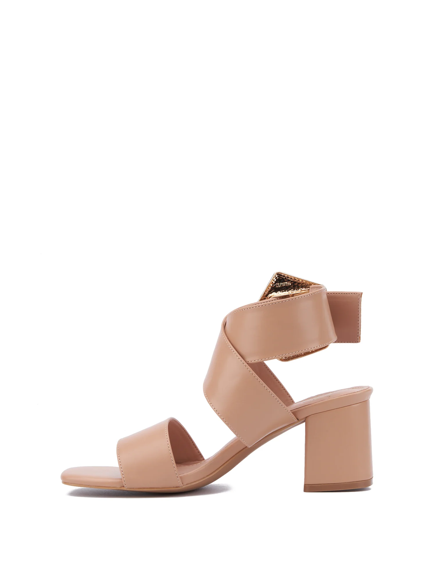 Buckle Ankle-Wrap Block-Heel - Image 10