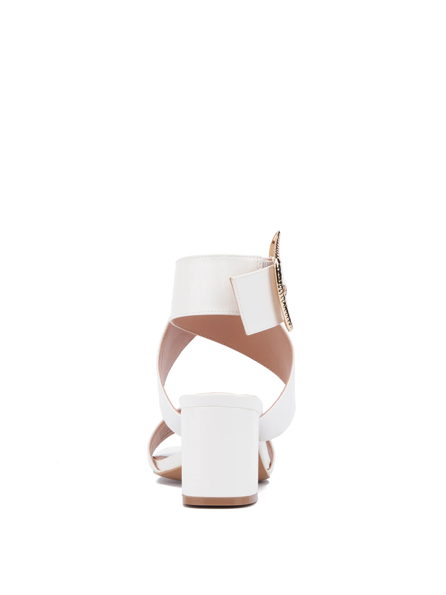 Buckle Ankle-Wrap Block-Heel - Image 2