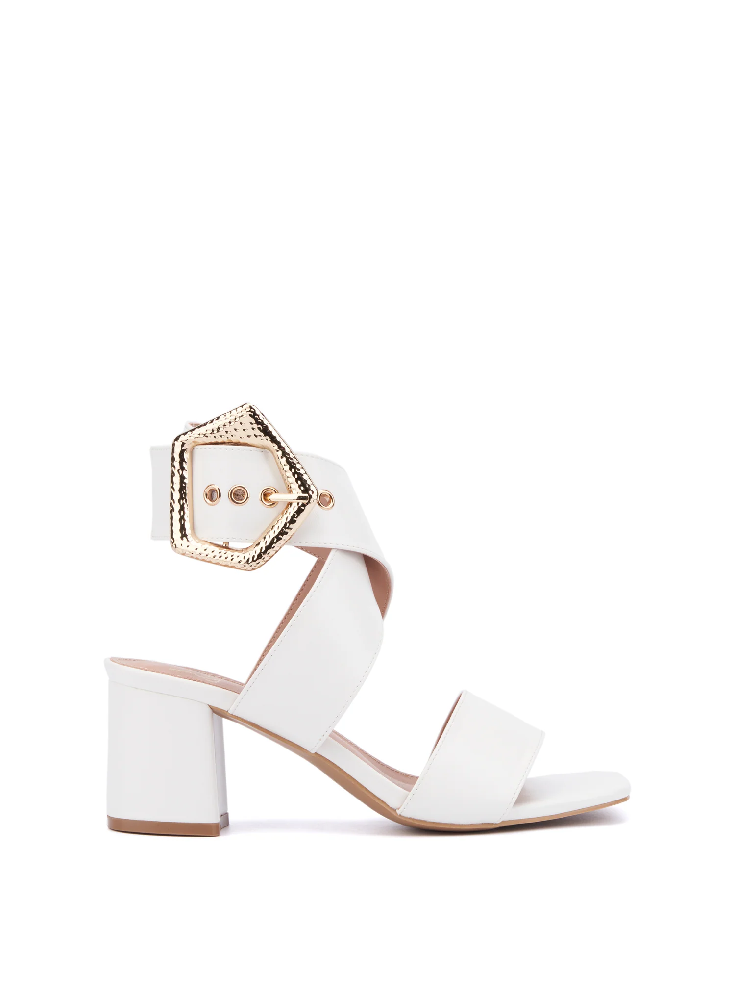 Buckle Ankle-Wrap Block-Heel - Image 5