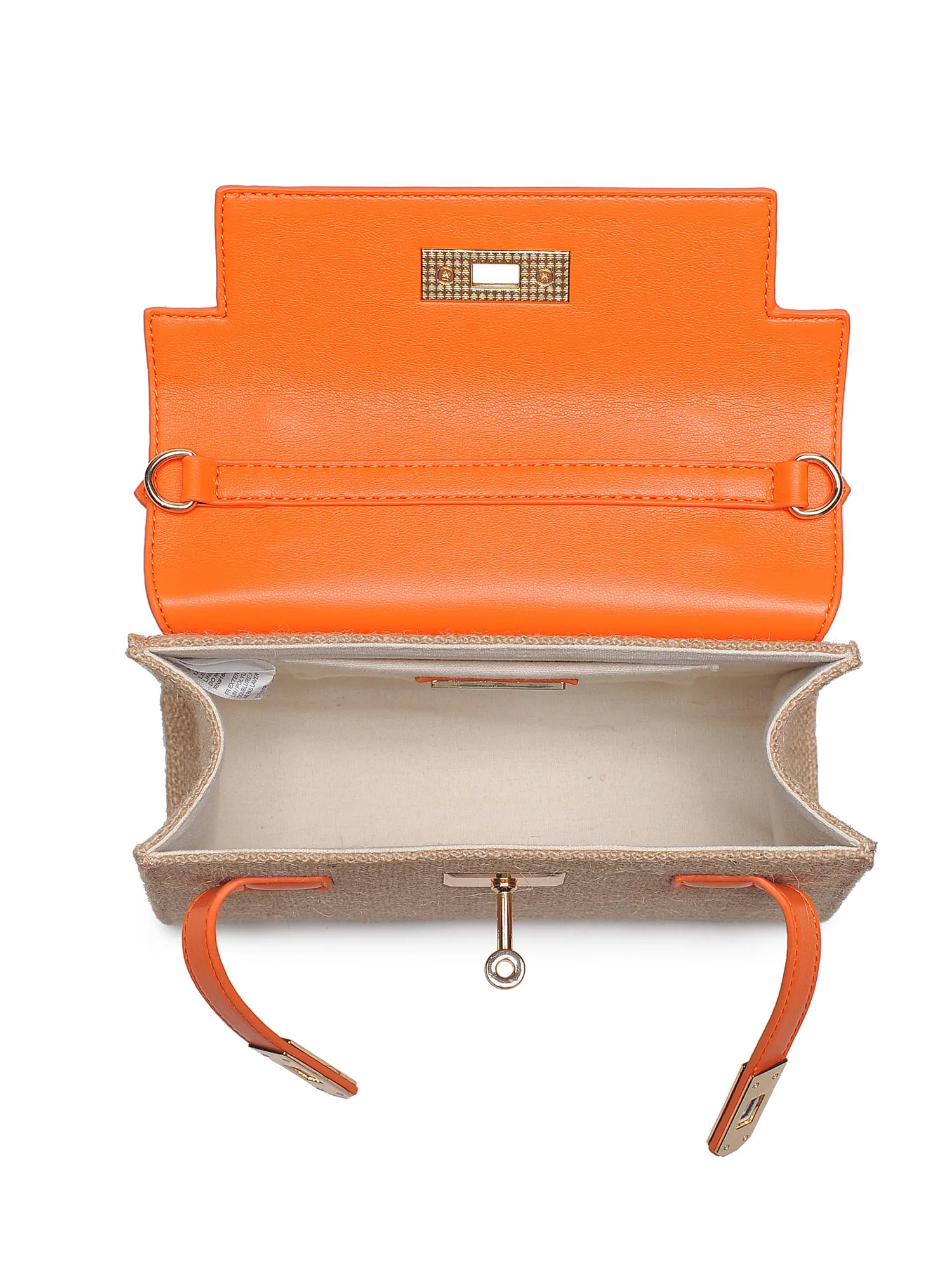 Urban Expressions Burlap Convertible Top Handle Bag - Brands We Love - Image 5
