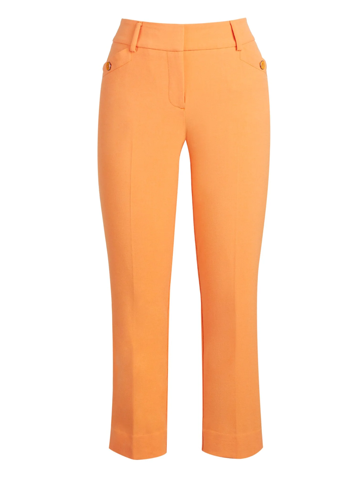 Button-Accent Capri Pant - Modern Fit - Double Stretch - Image 5