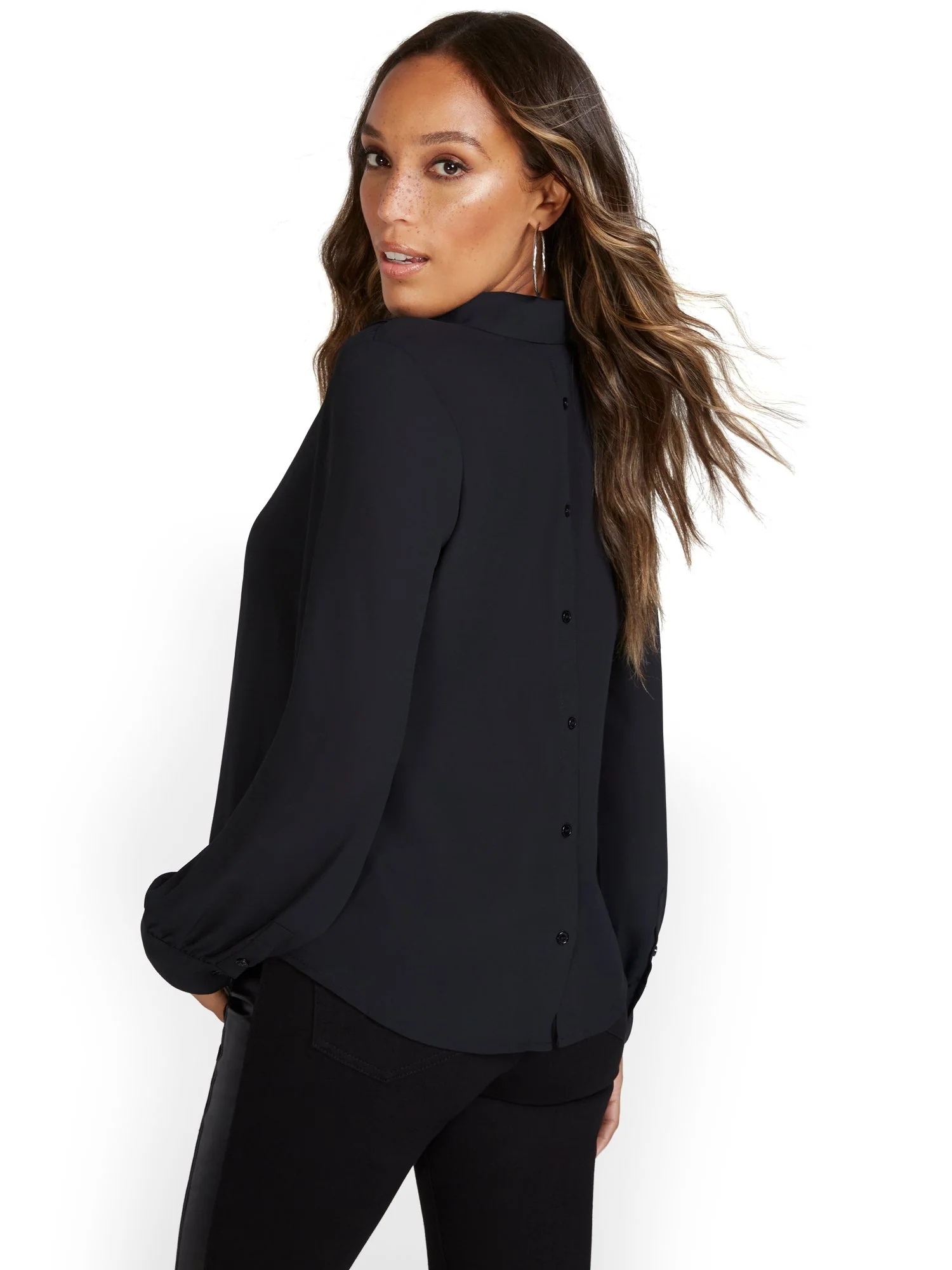Button-Back Shirt