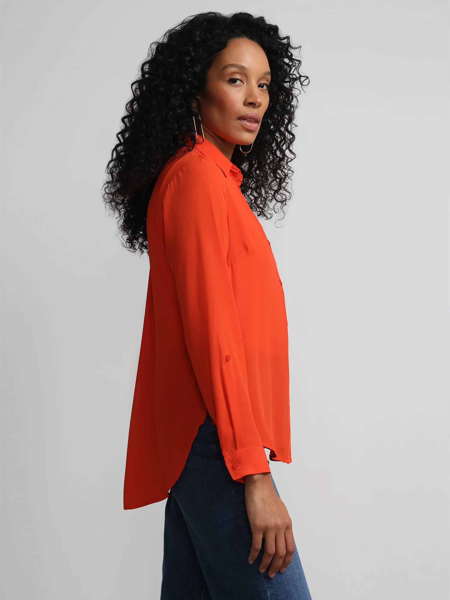Button-Front Blouse - Image 6