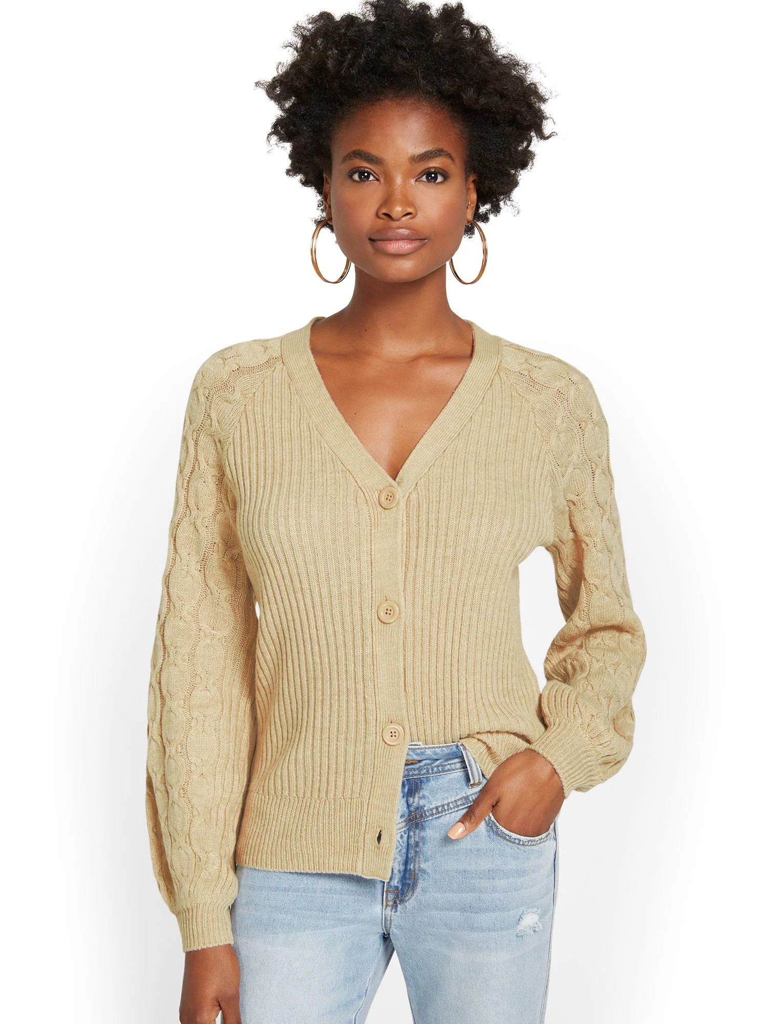 Button-Front Cardigan - Image 6