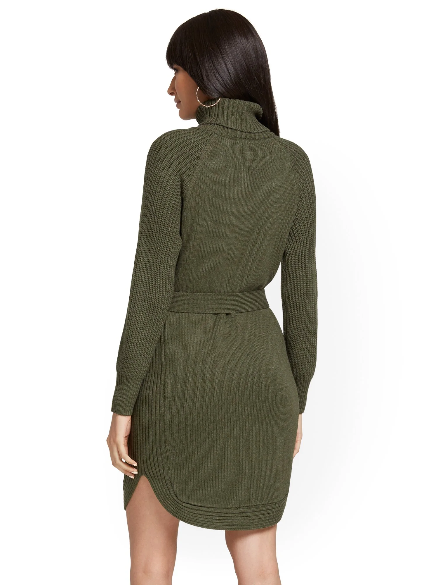 Cable-Front Sweater Dress - Image 3