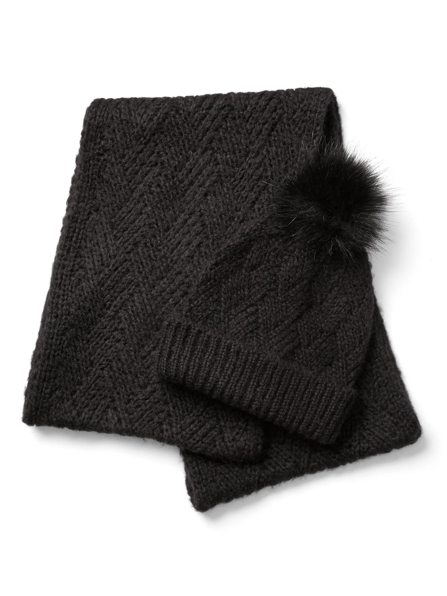 Cable-Knit Infinity Scarf - Image 2
