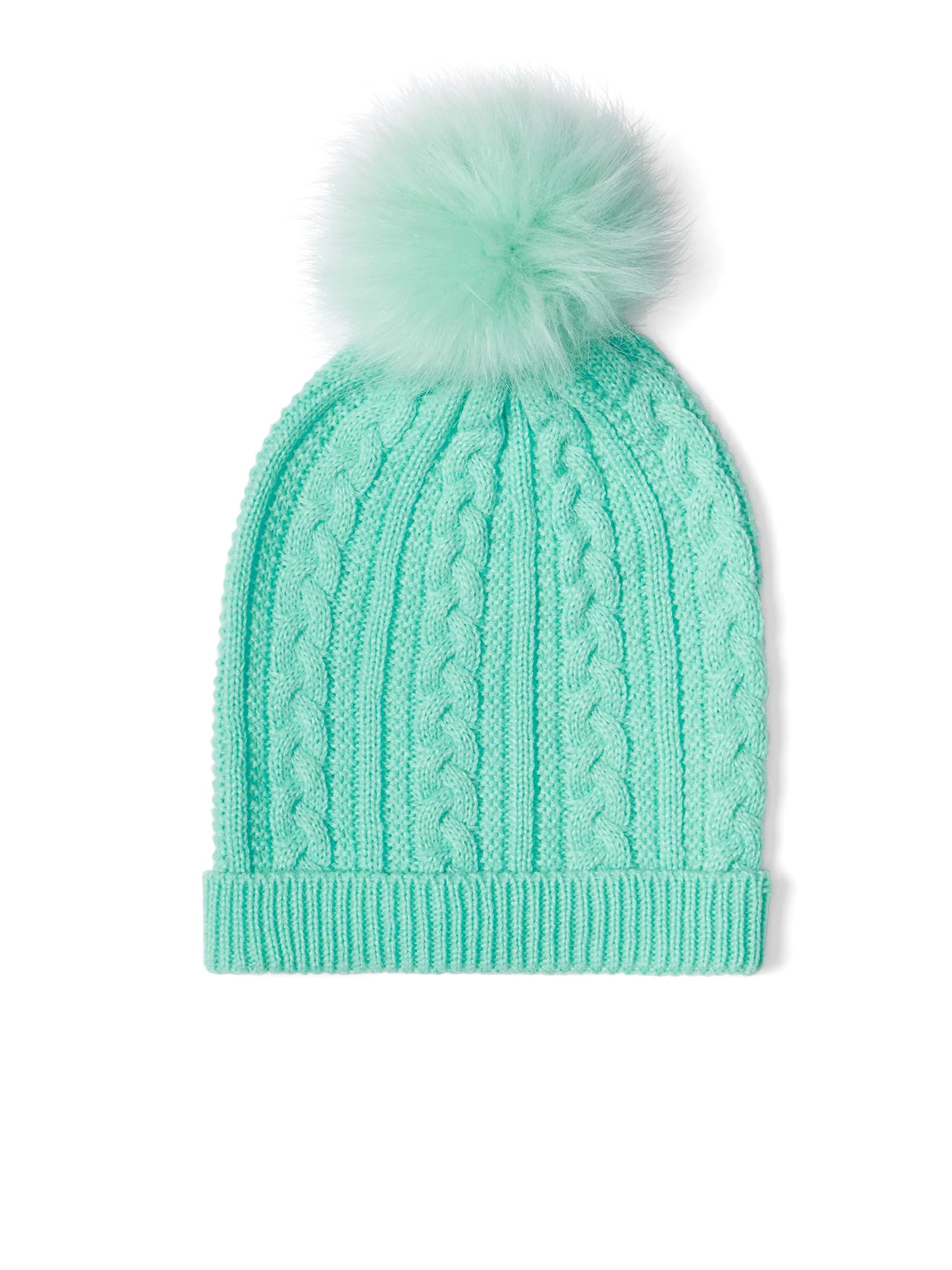 Cable-Knit Pom-Pom Hat - Image 17