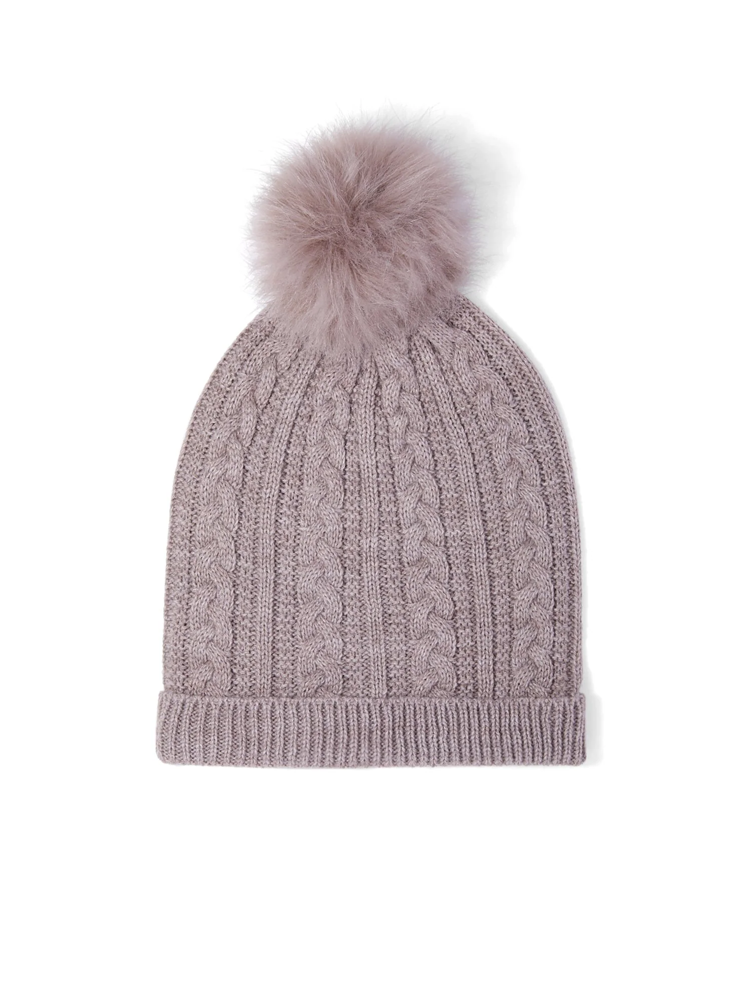 Cable-Knit Pom-Pom Hat - Image 21