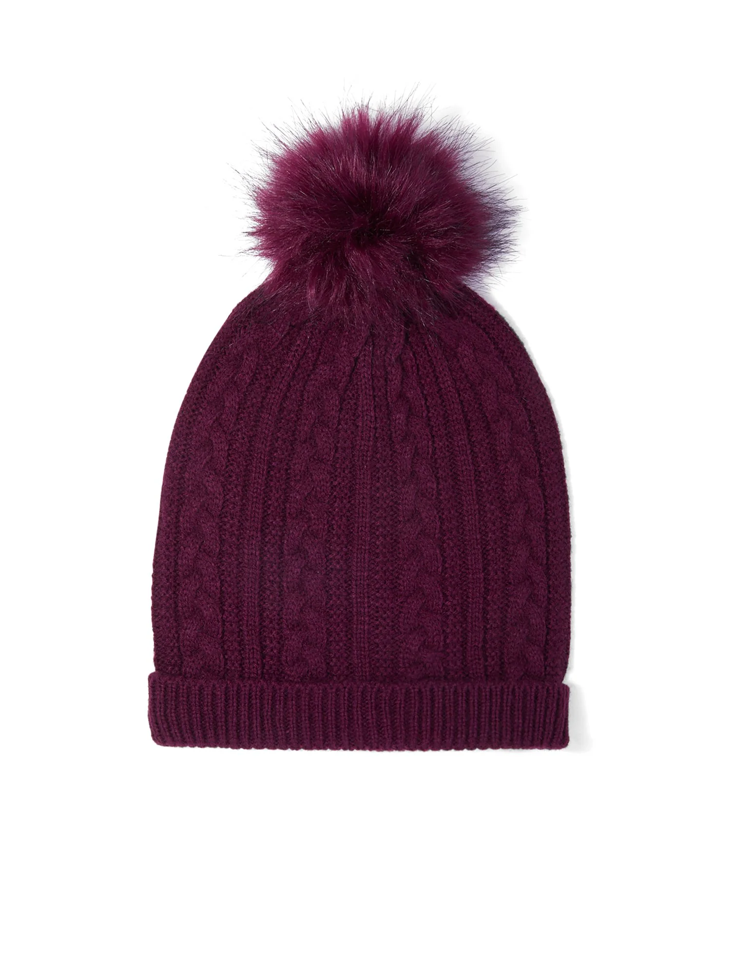 Cable-Knit Pom-Pom Hat - Image 27