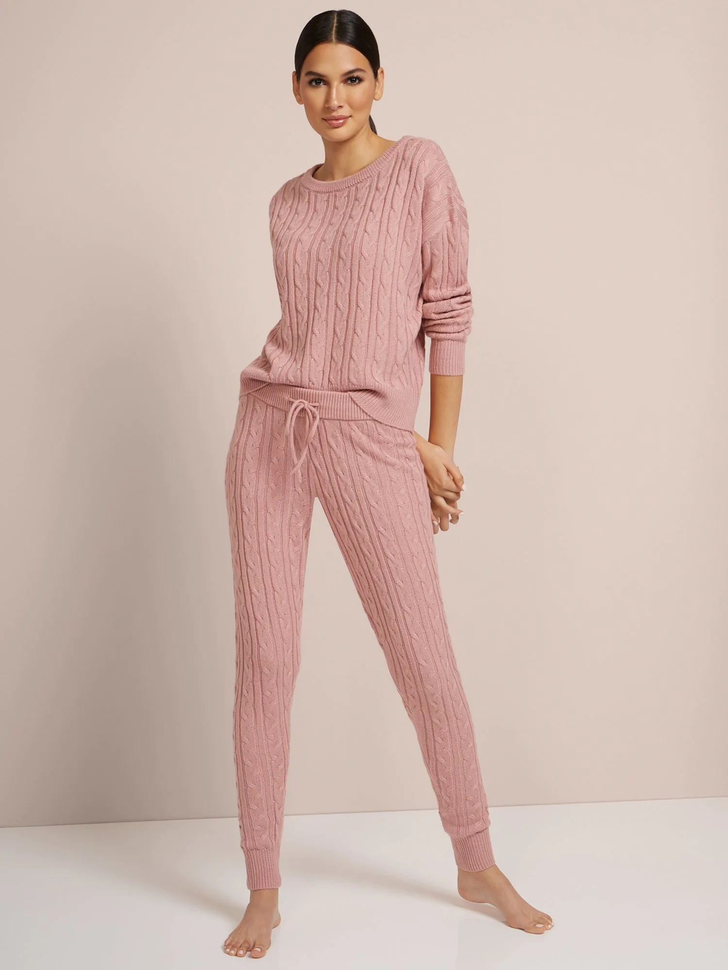 Cabled Sweater-Knit Jogger Pant - Image 6