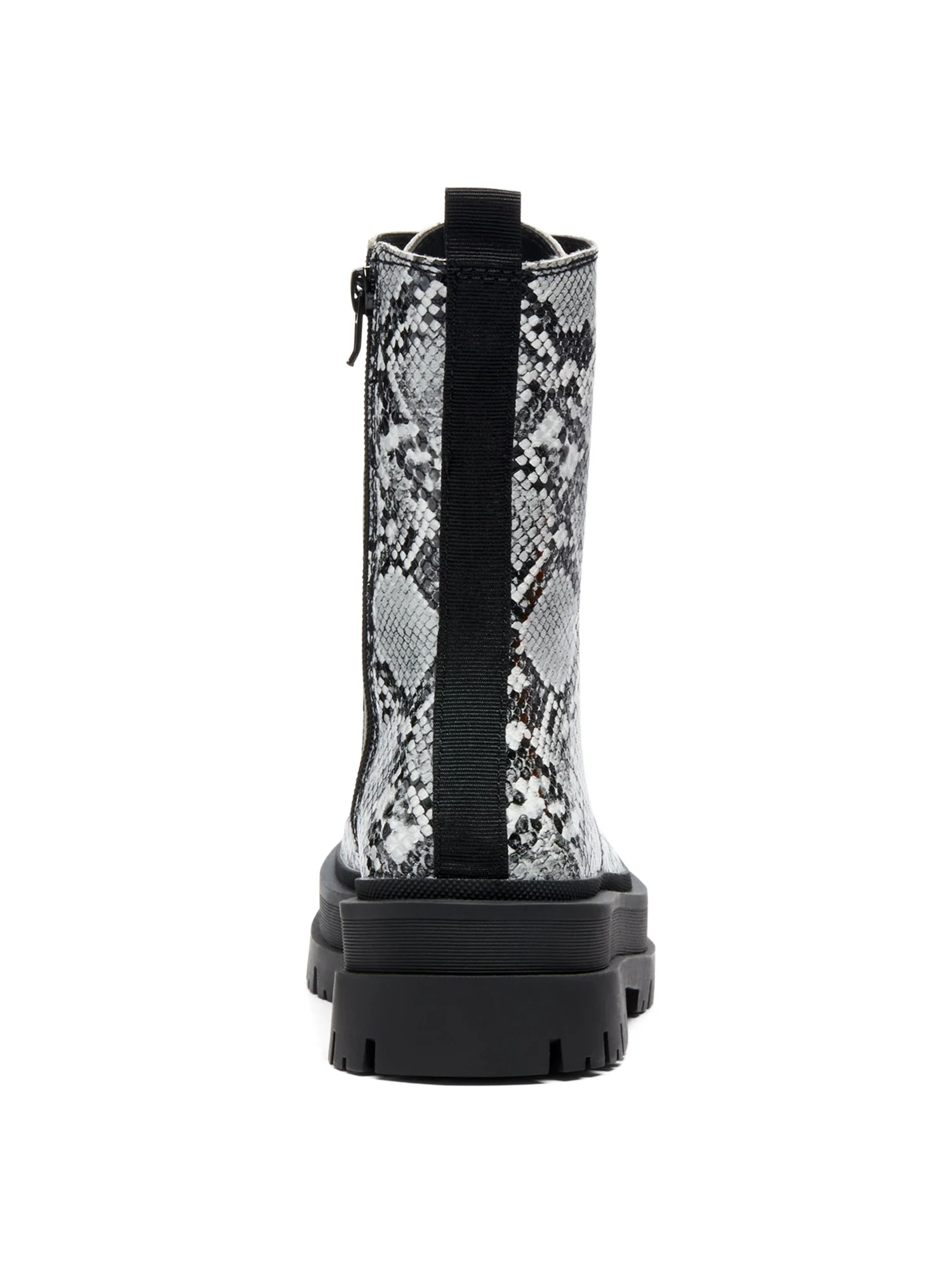 Callie Lace-Up Combat Boot - Snake-Print - Image 2