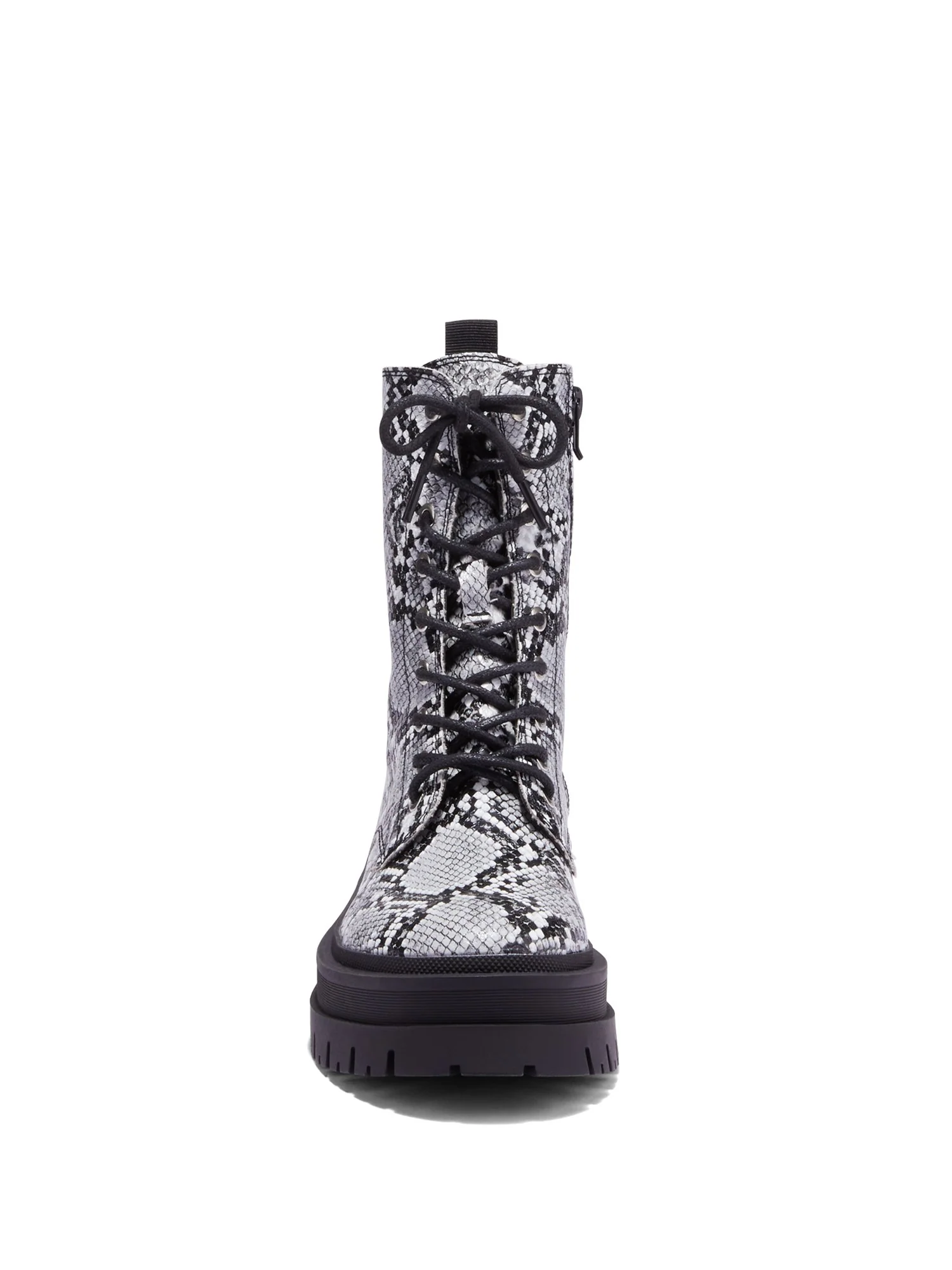 Callie Lace-Up Combat Boot - Snake-Print - Image 4