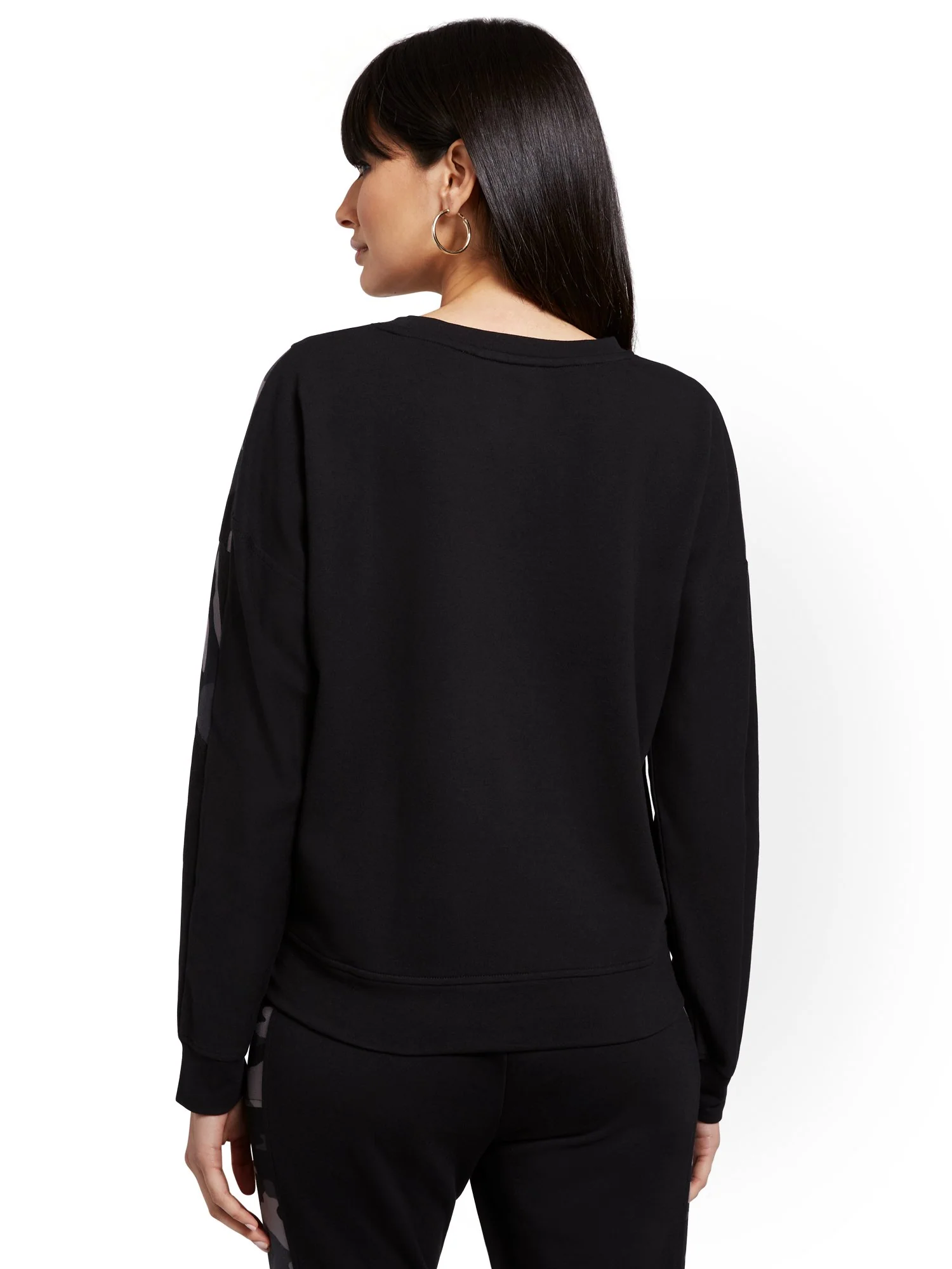 Camo-Colorblock Pullover Sweatshirt - Image 3