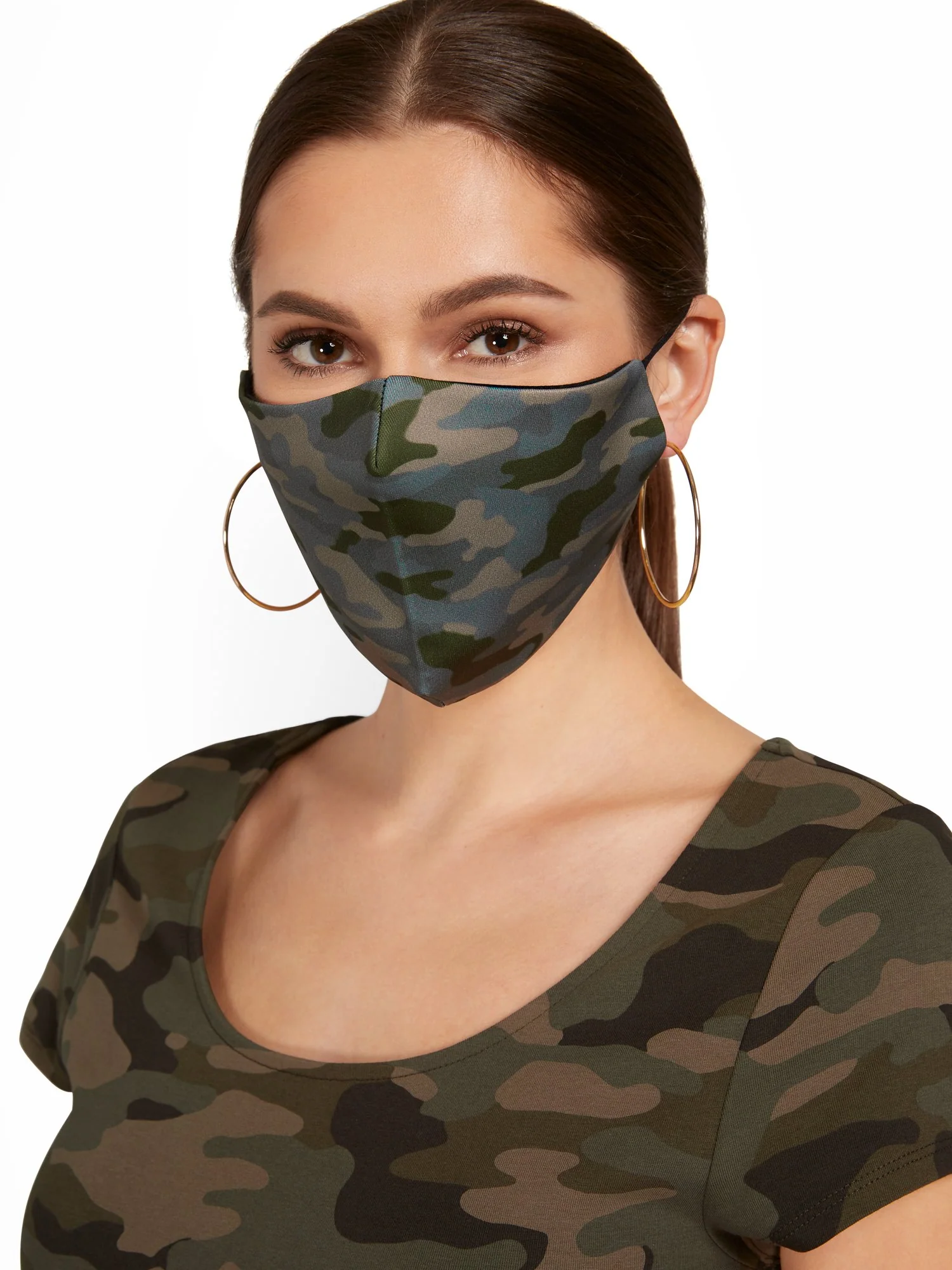 Camo-Print Face Mask
