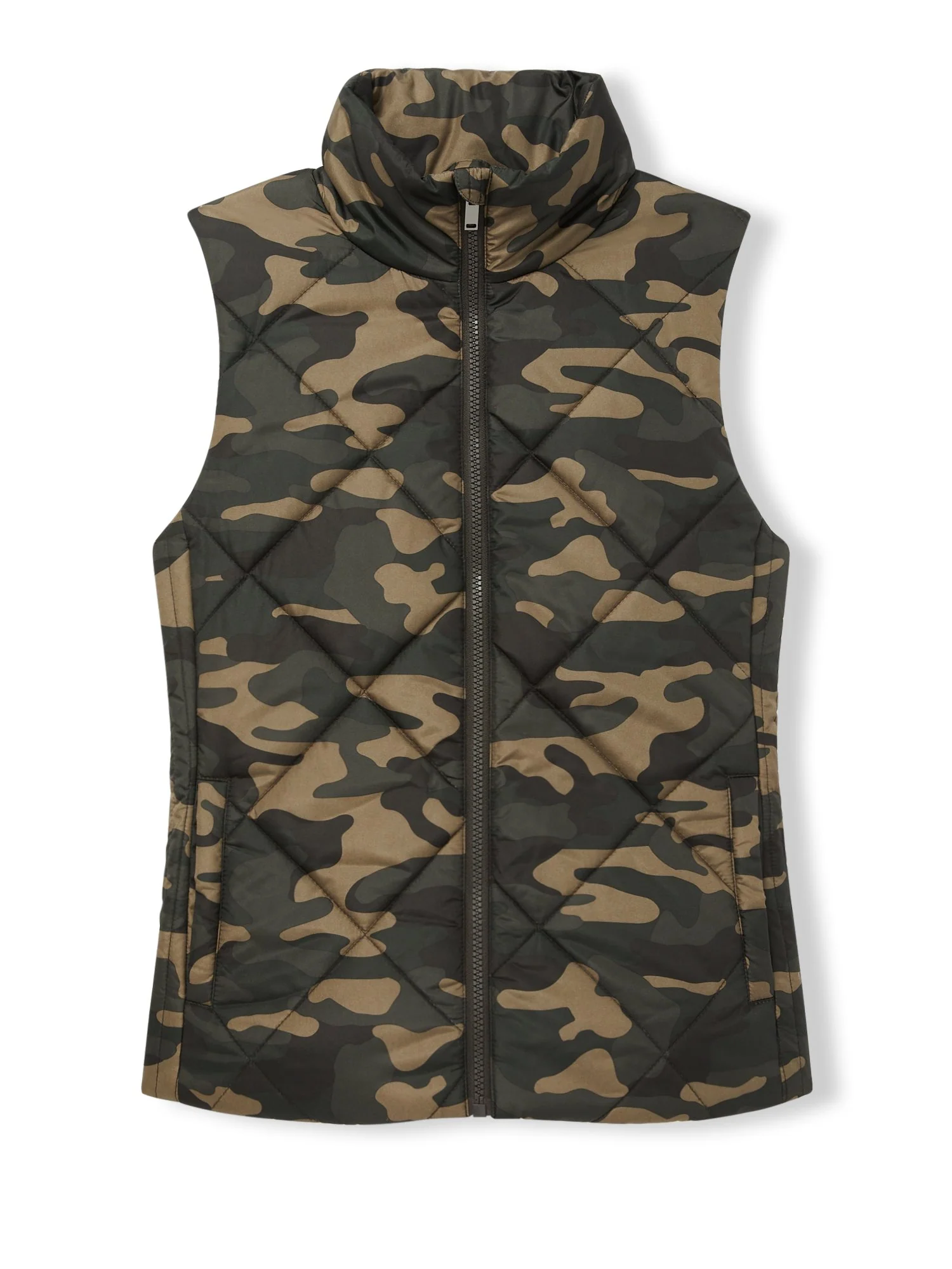 Camo-Print Puffer Vest - Image 2