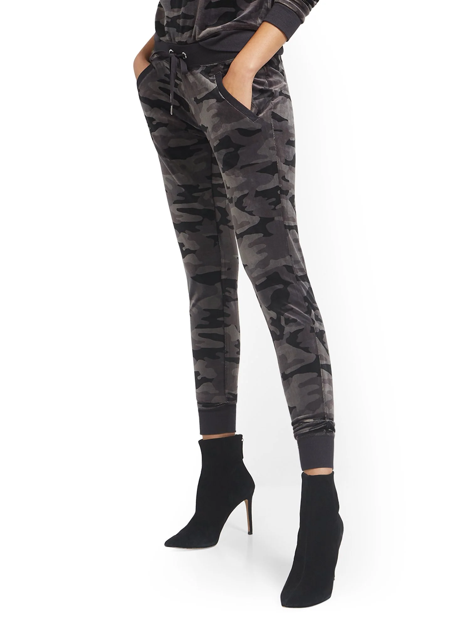 Camo-Print Velour Jogger Pant - Dreamy Velour Collection - Image 2