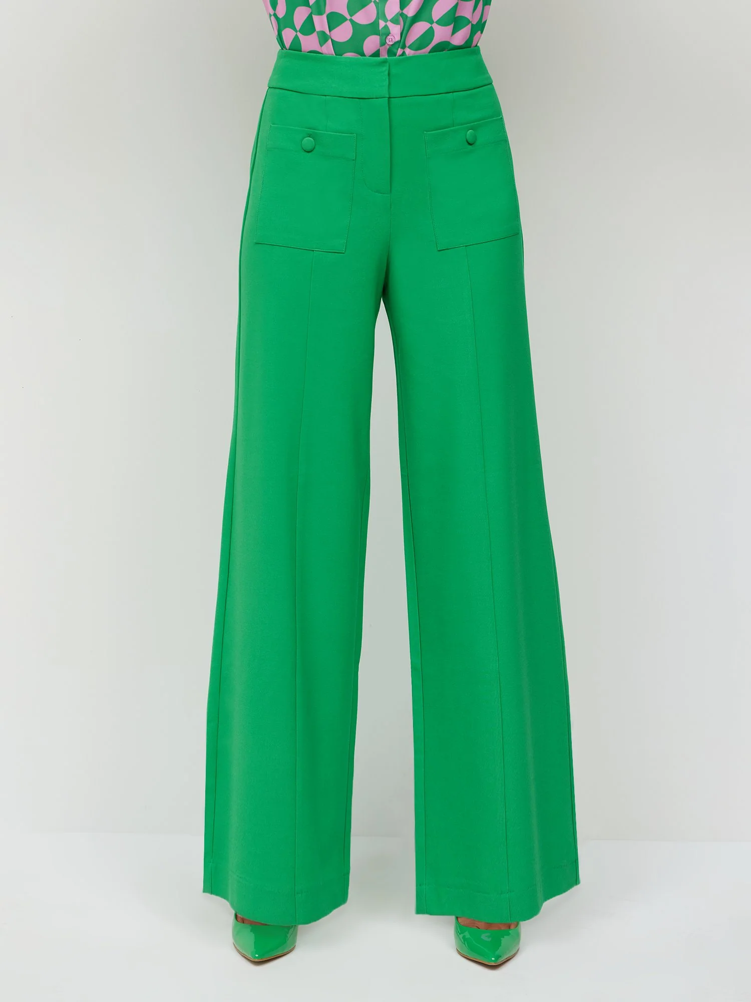 Cargo-Pocket Wide-Leg Pant - Essential Stretch - Image 3