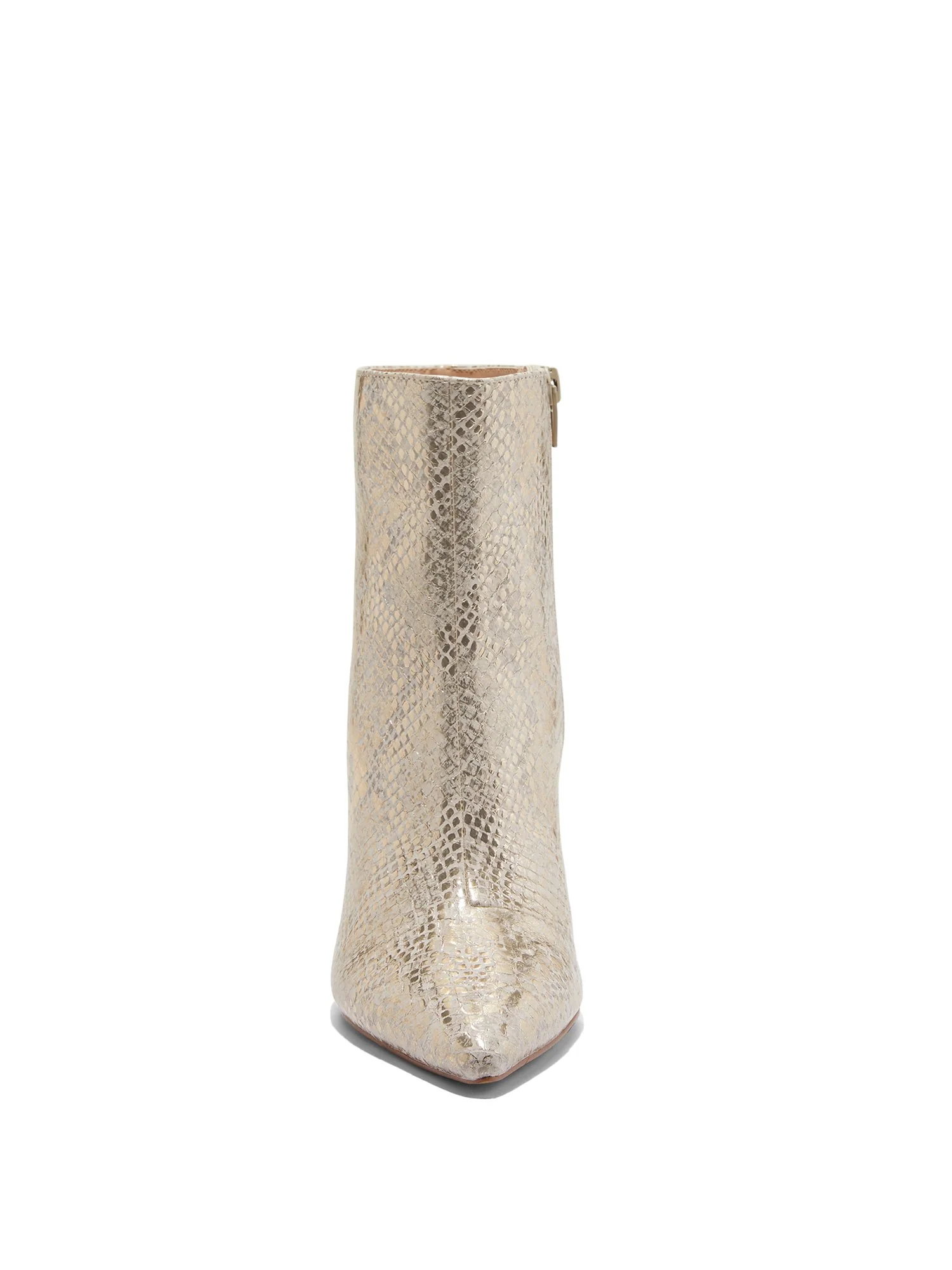 Carmen High-Heel Bootie - Metallic Snake-Print - Image 5