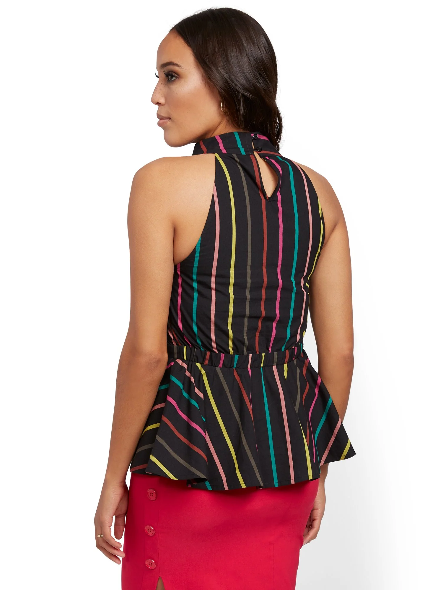 Cascade Ruffle Bow Halter - Image 3