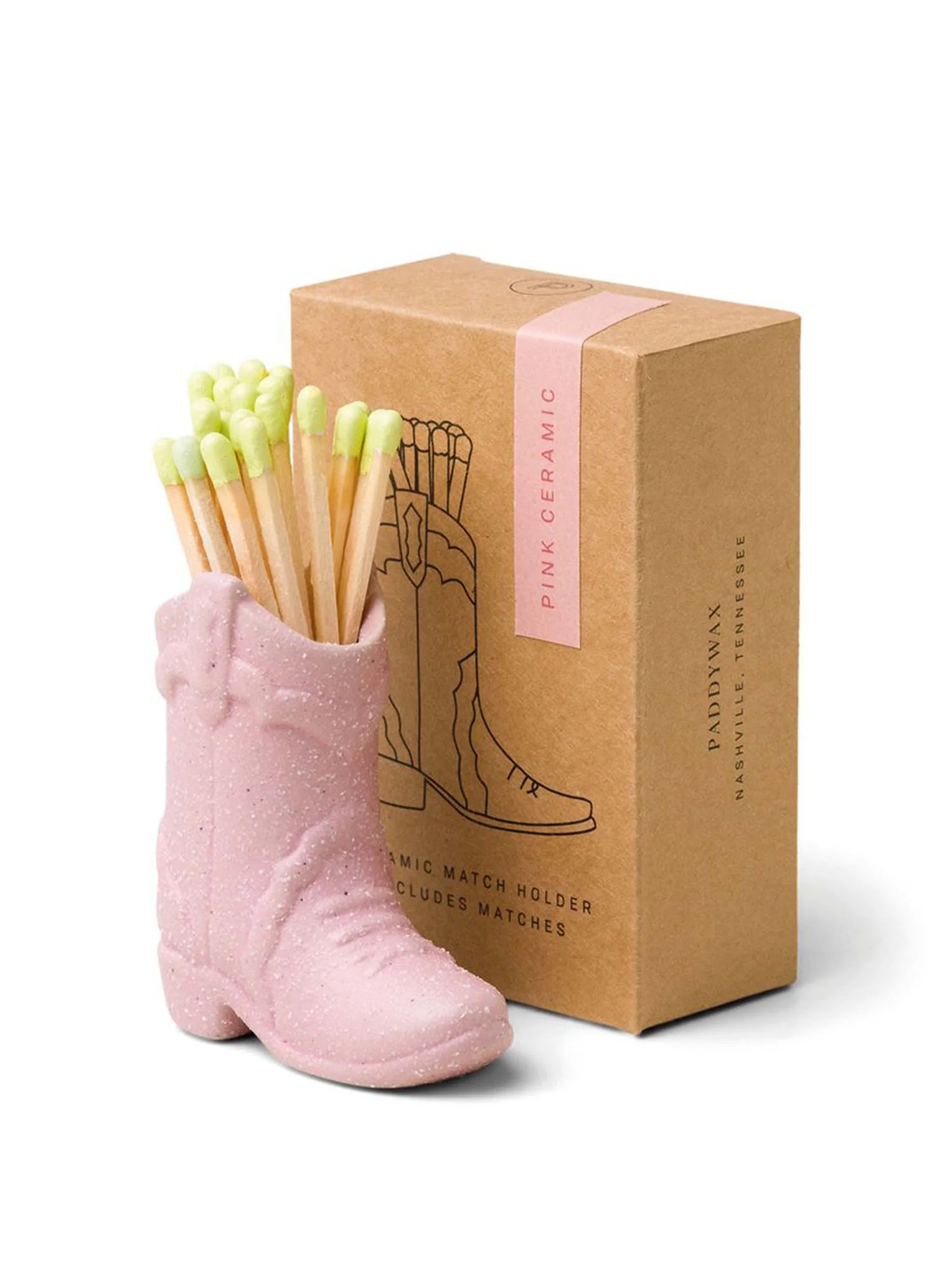 Paddywax Ceramic Cowboy Boot Match Holder and Striker - Brands We Love - Image 7