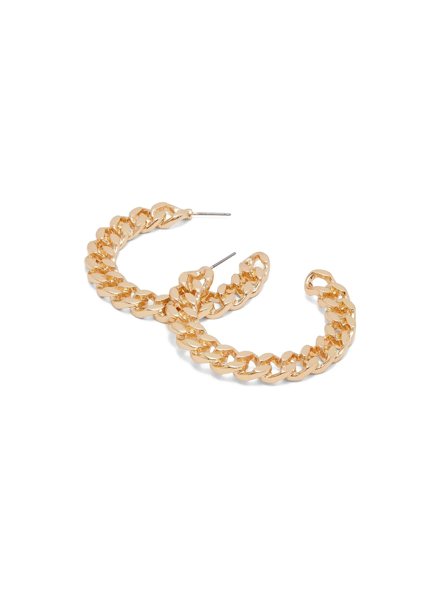Chain-Hoop Earrings - Image 2