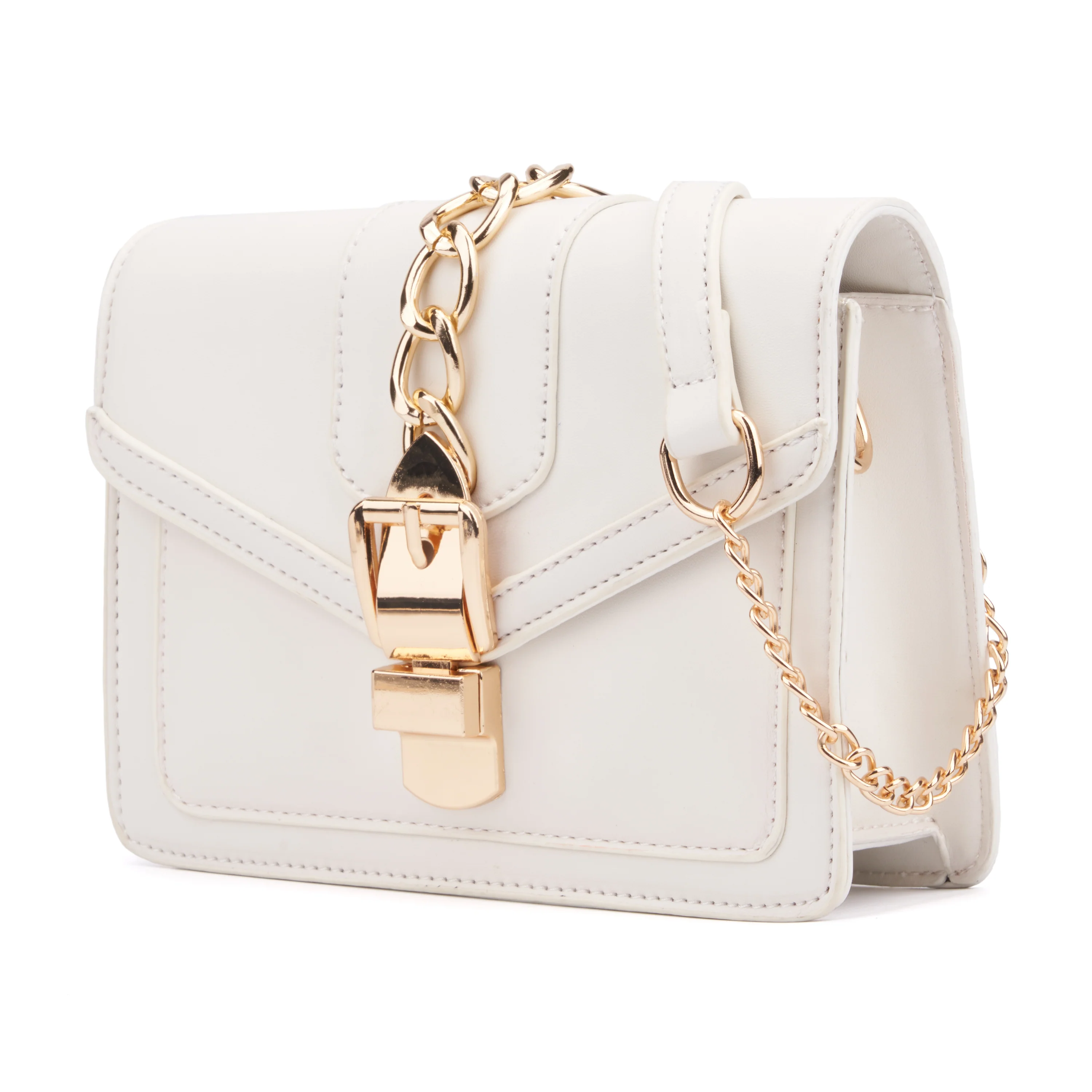 Chain-Link Crossbody Bag