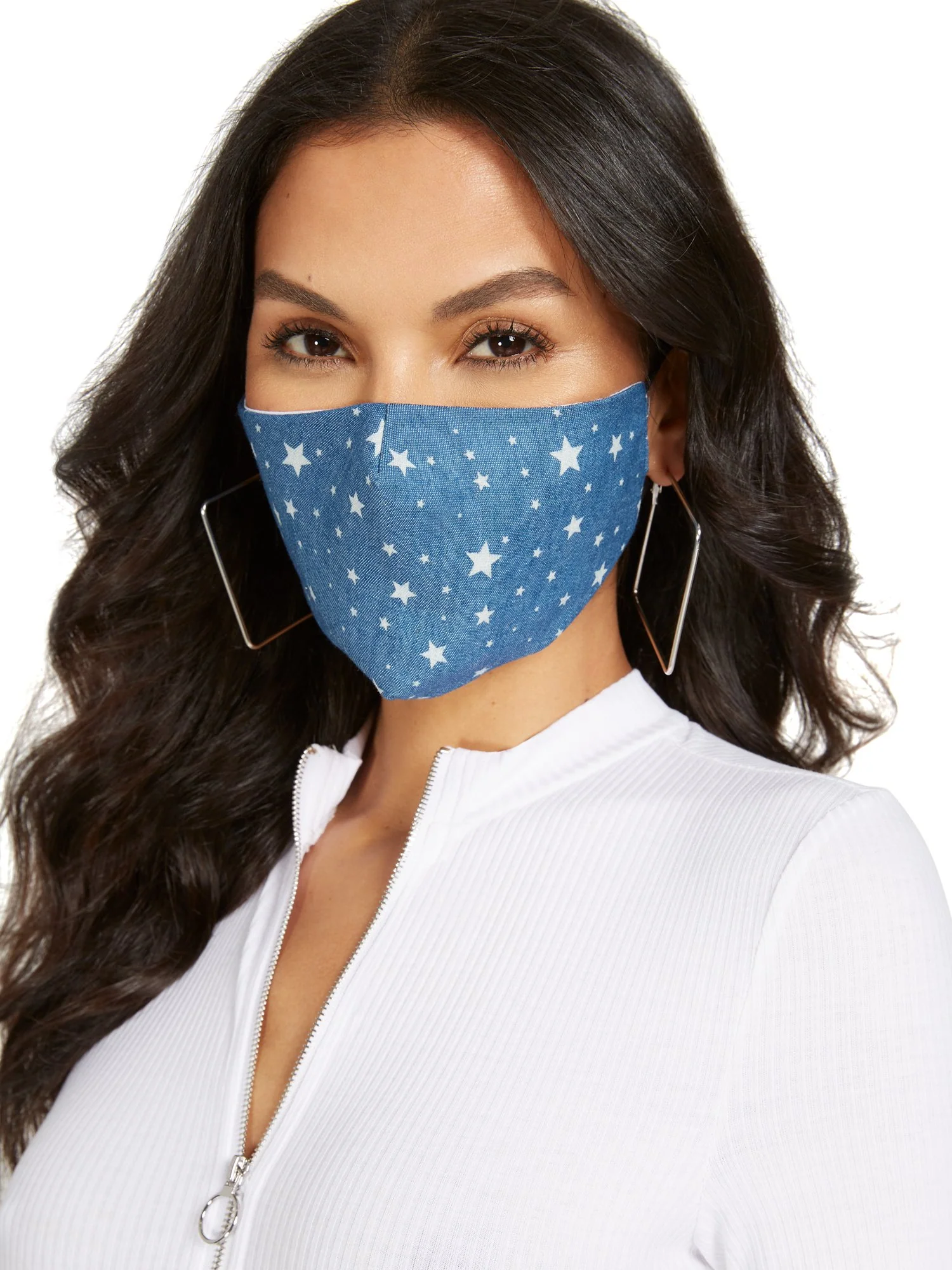 Chambray Star Face Mask - Image 2