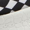 Checker-Print Faux-Leather Accent Headband - Image 4