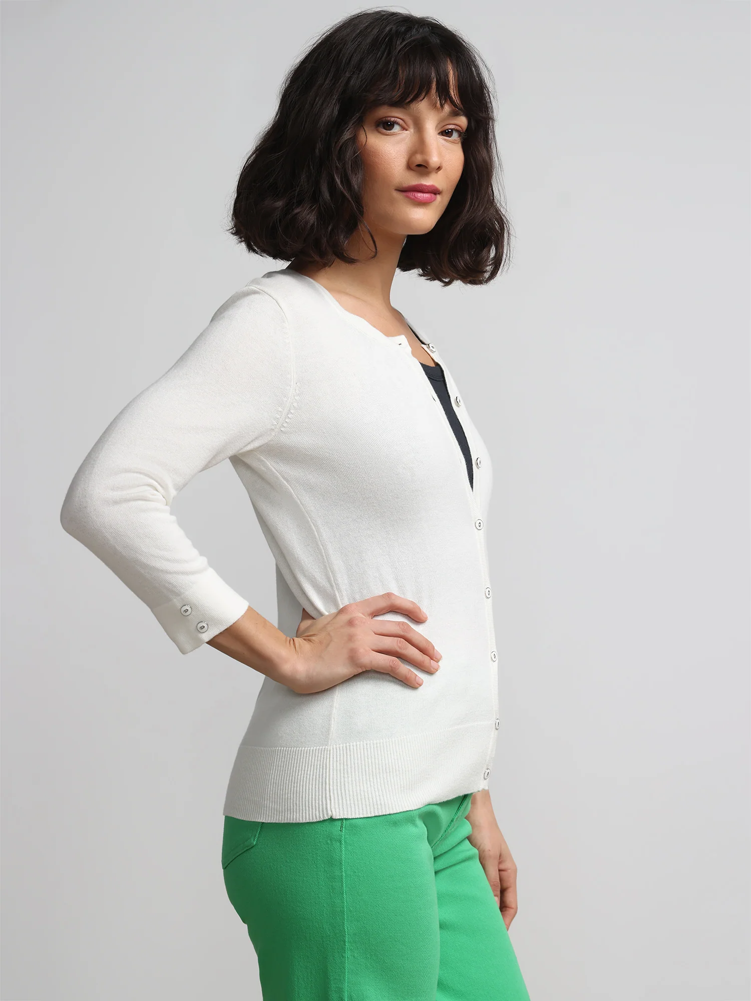 Chelsea Crewneck Cardigan - Image 7
