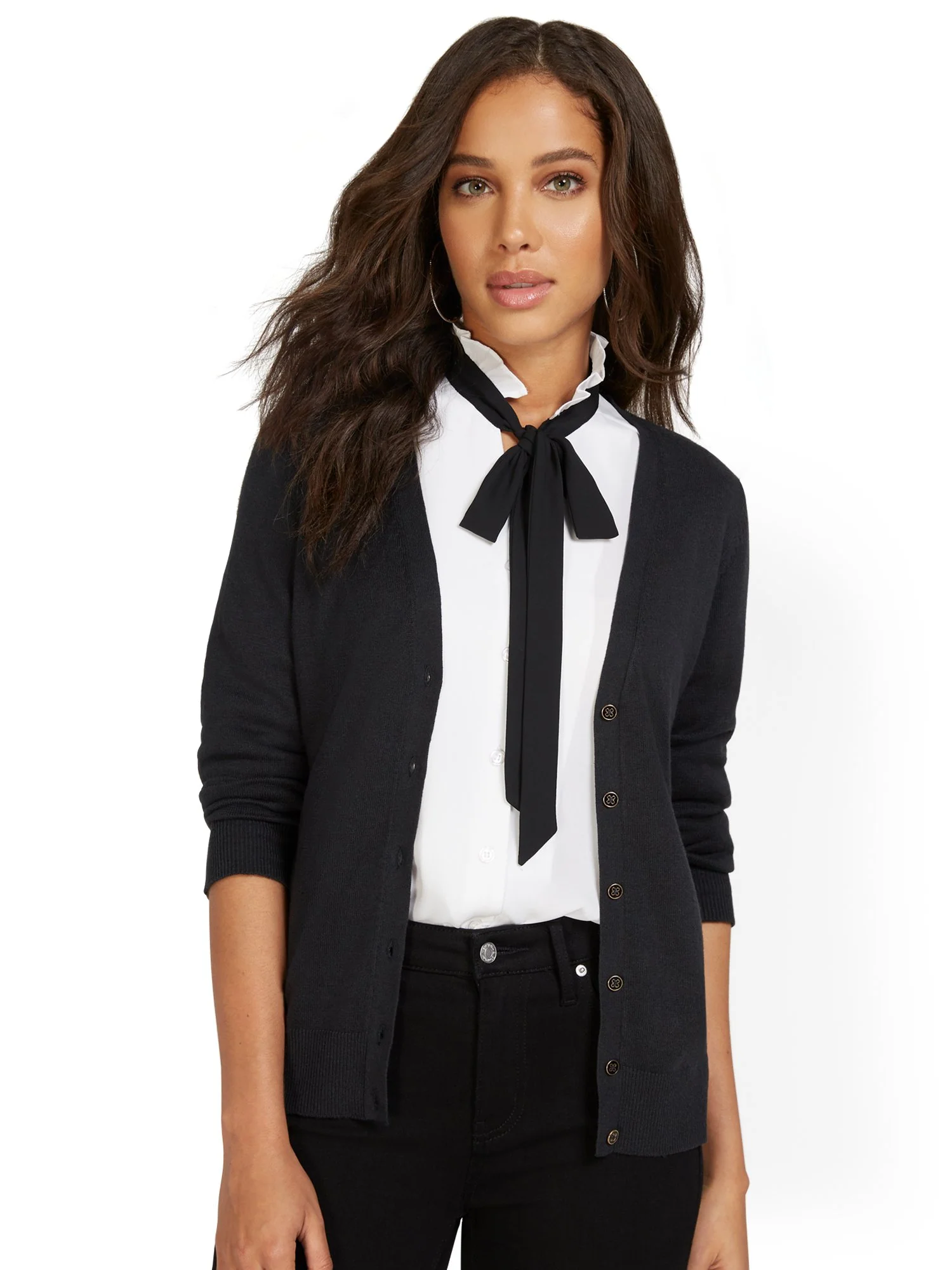 Chelsea V-Neck Cardigan - Image 2