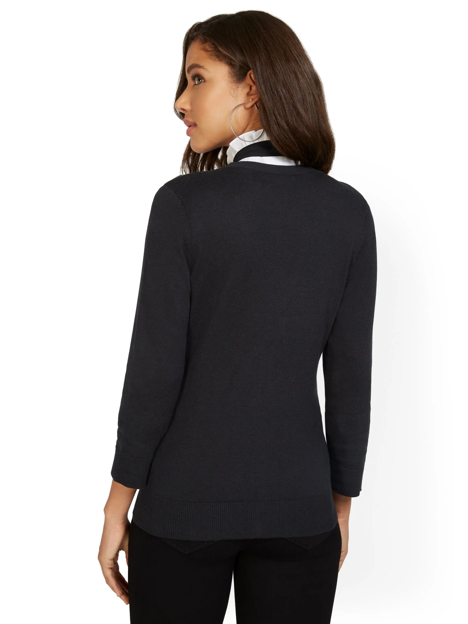 Chelsea V-Neck Cardigan - Image 3