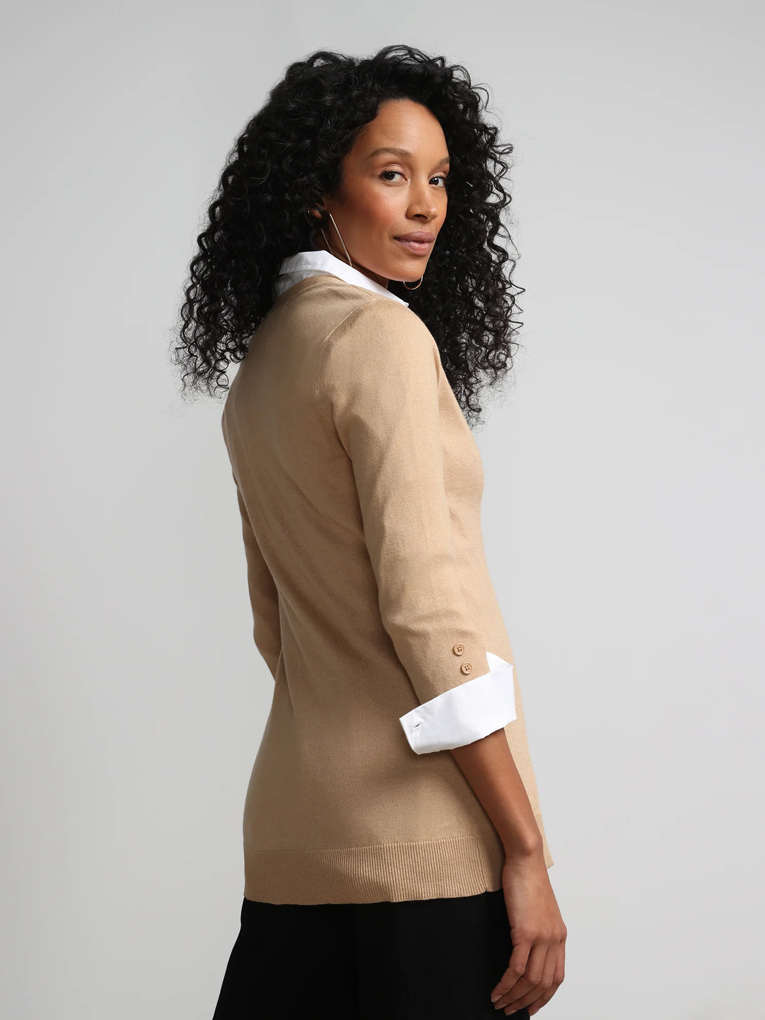 Chelsea V-Neck Long Cardigan - Image 13