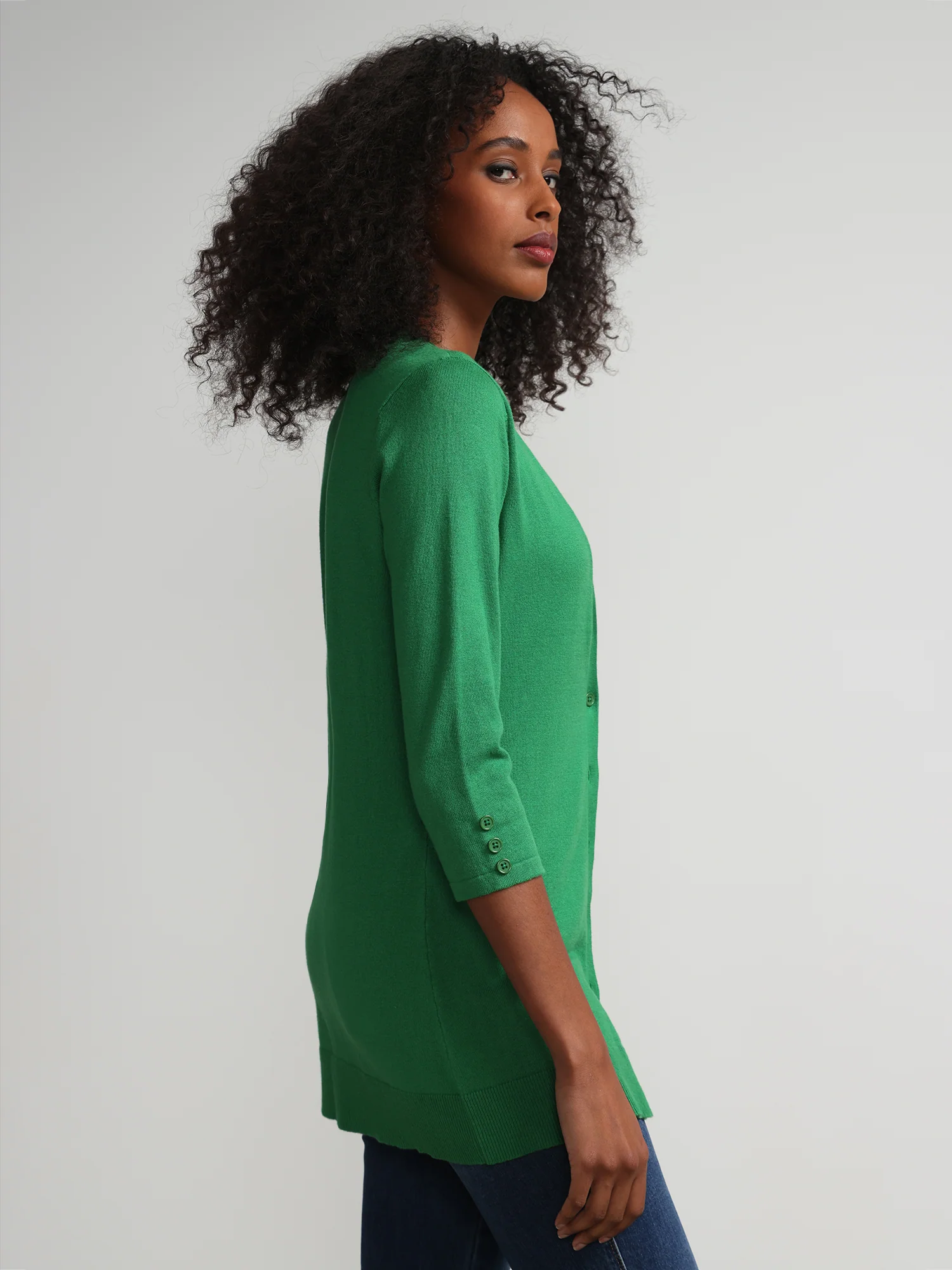 Chelsea V-Neck Long Cardigan - Image 21