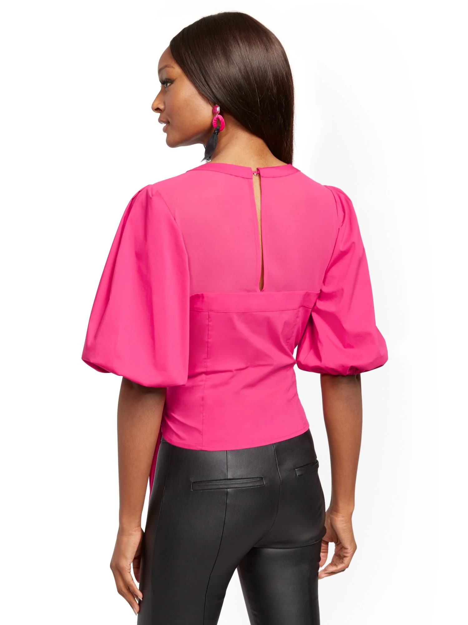 Chiffon & Poplin Blouse - Image 10
