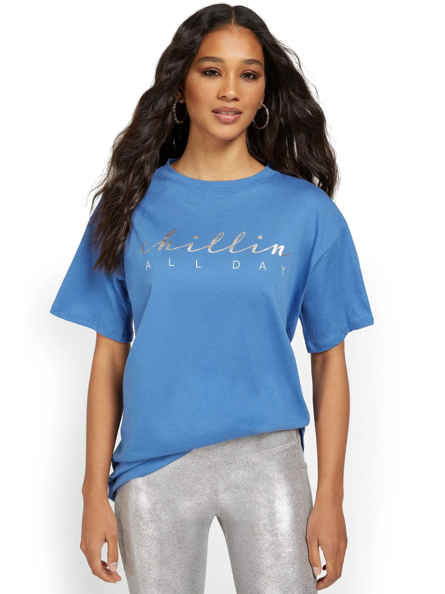 Chillin Oversized Graphic Tee - Image 2